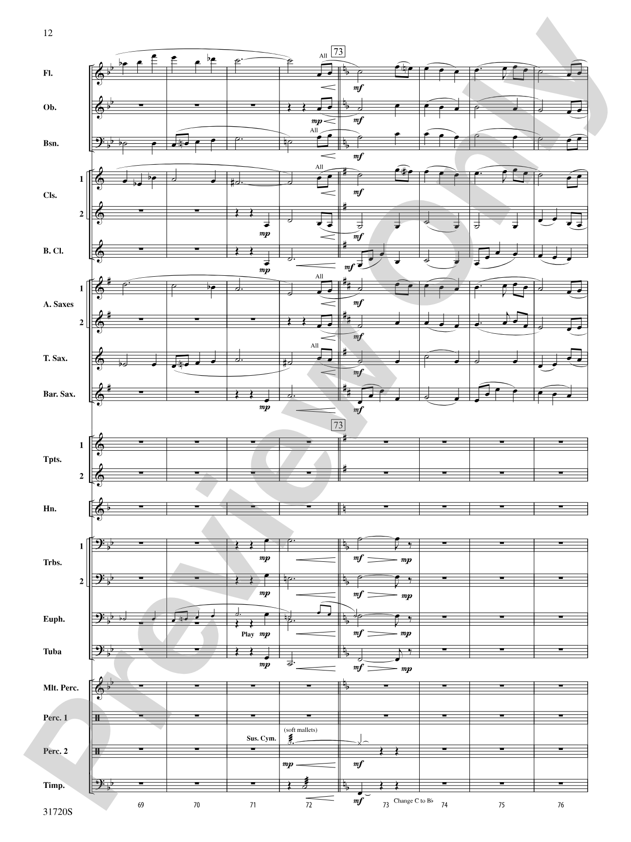 Pony Express: Concert Band Conductor Score & Parts