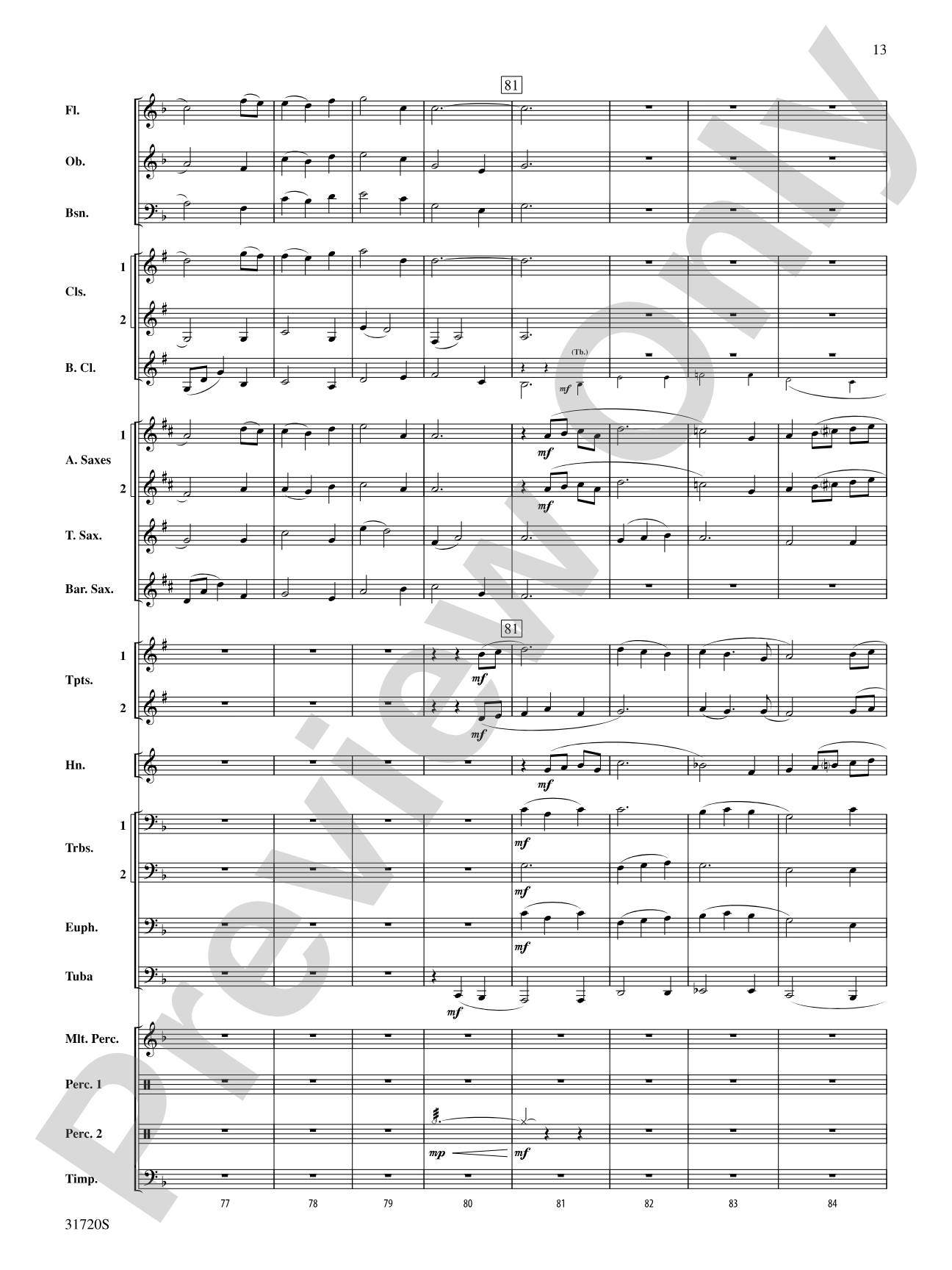 Pony Express: Concert Band Conductor Score & Parts