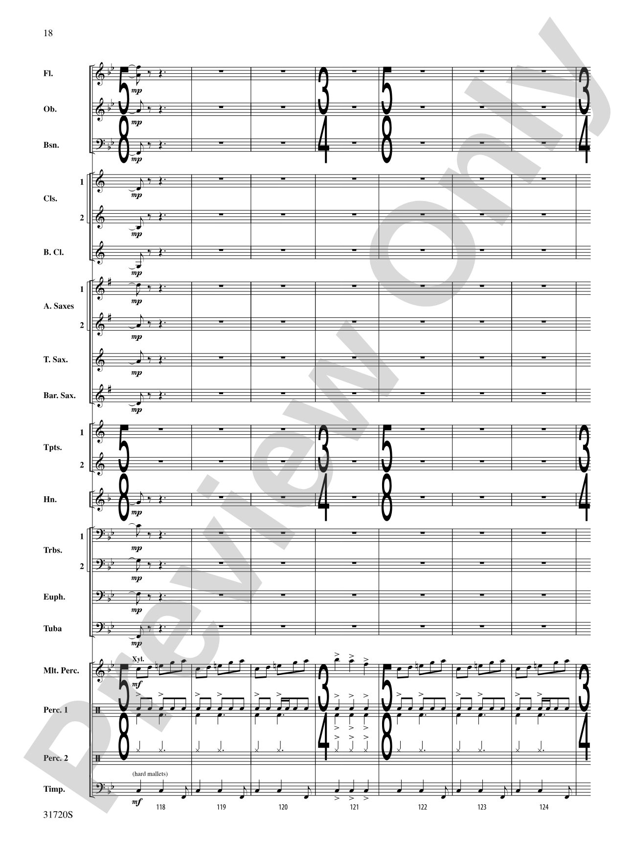 Pony Express: Concert Band Conductor Score & Parts