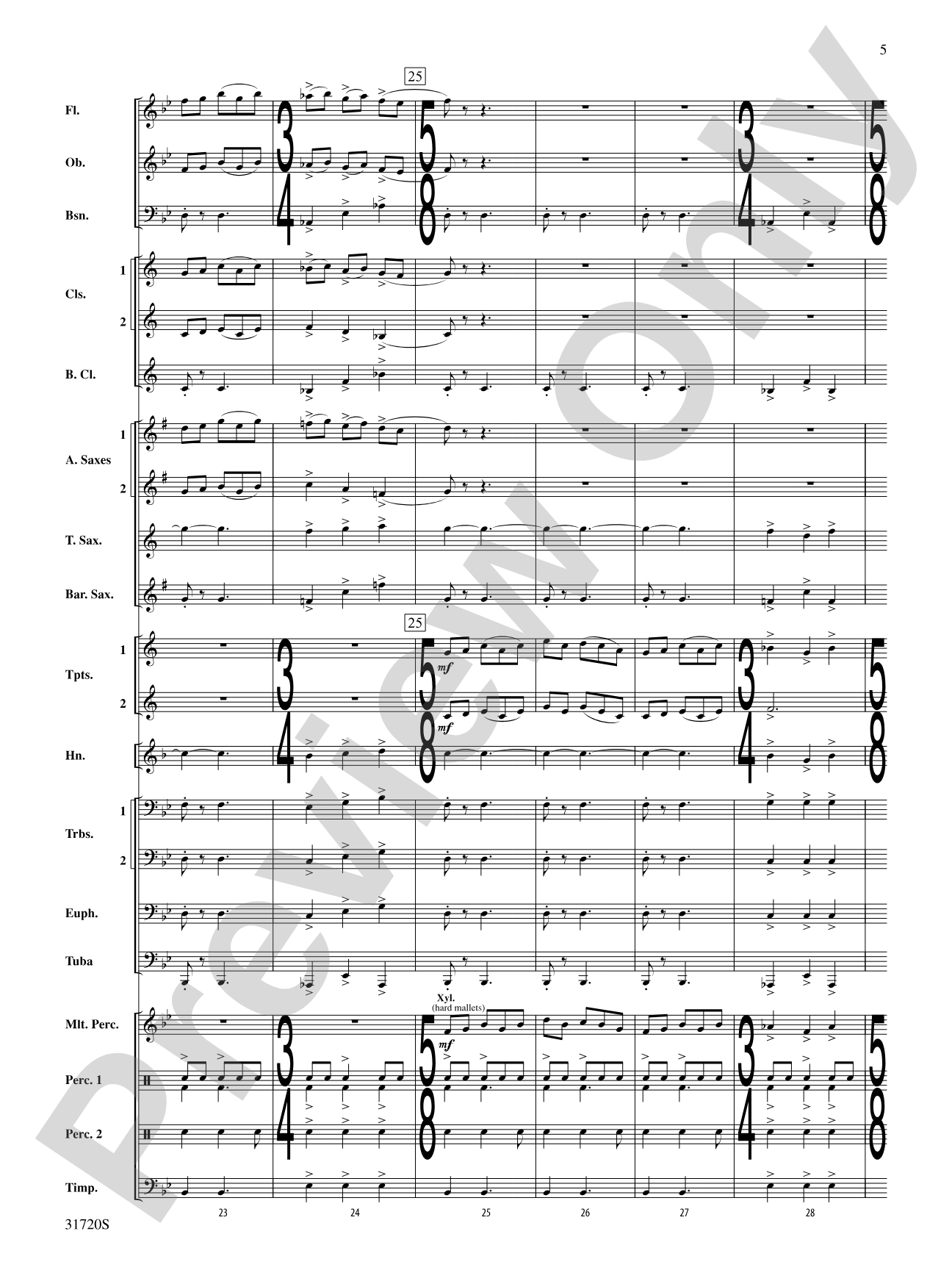 Pony Express: Concert Band Conductor Score & Parts