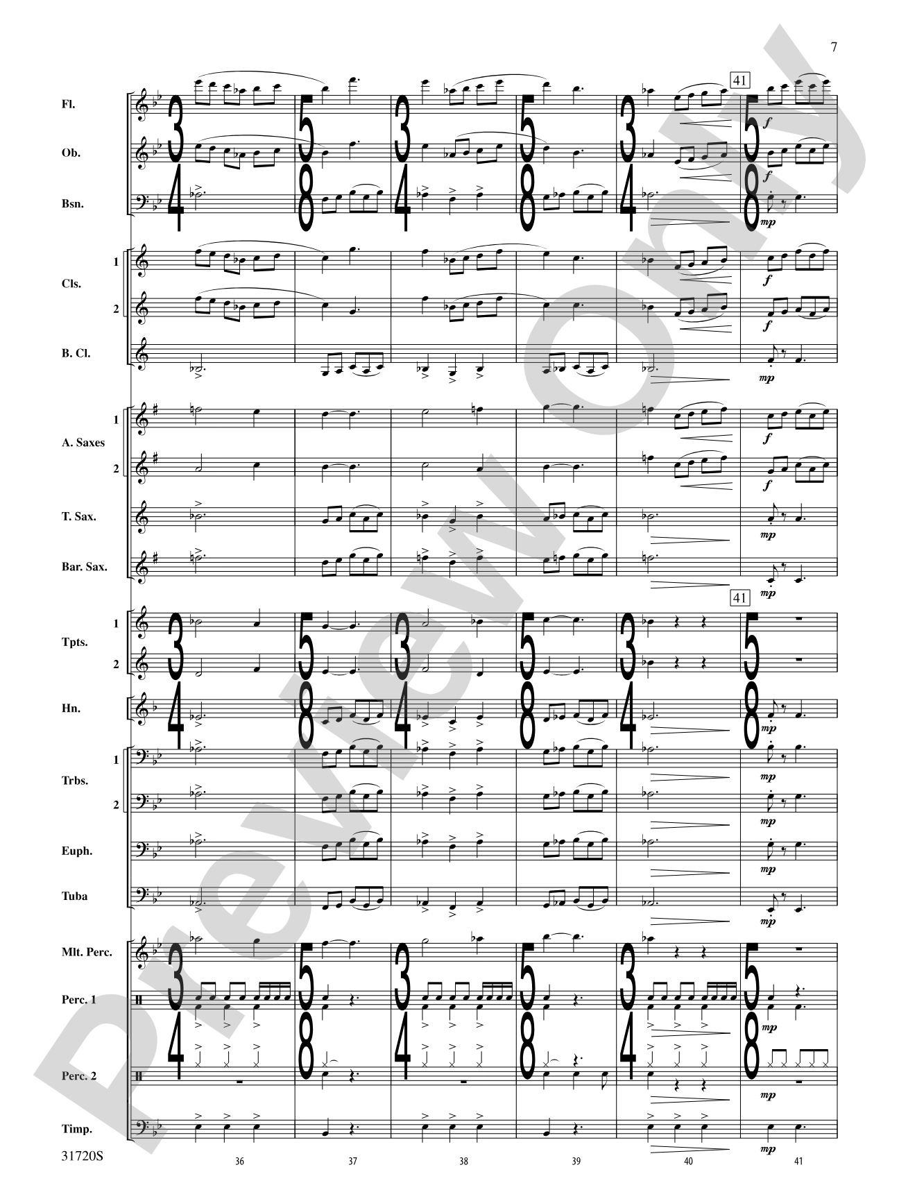 Pony Express: Concert Band Conductor Score & Parts