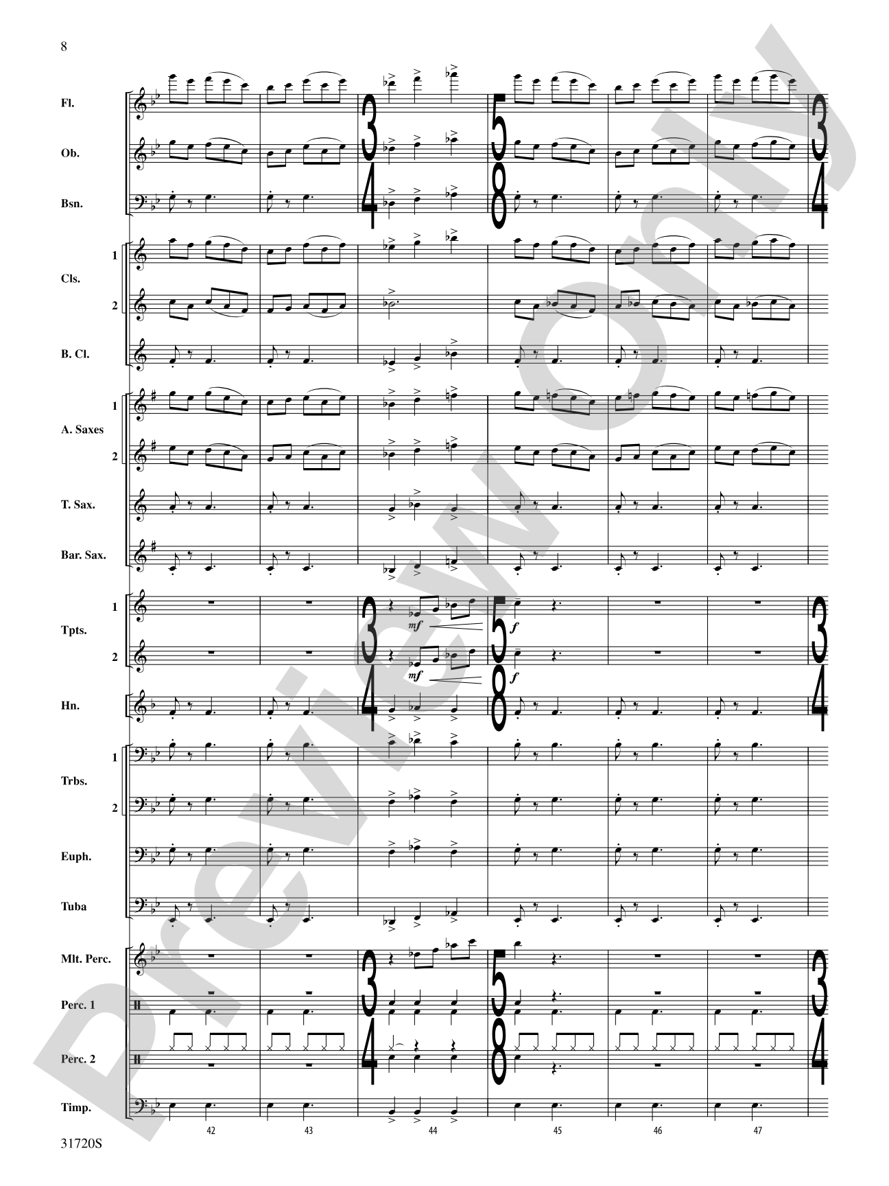 Pony Express: Concert Band Conductor Score & Parts