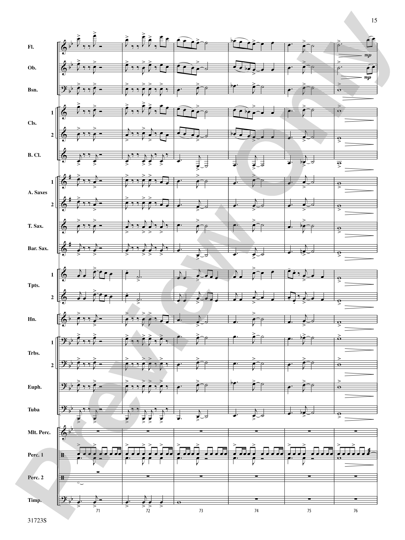 Western Horizons: Concert Band Conductor Score & Parts