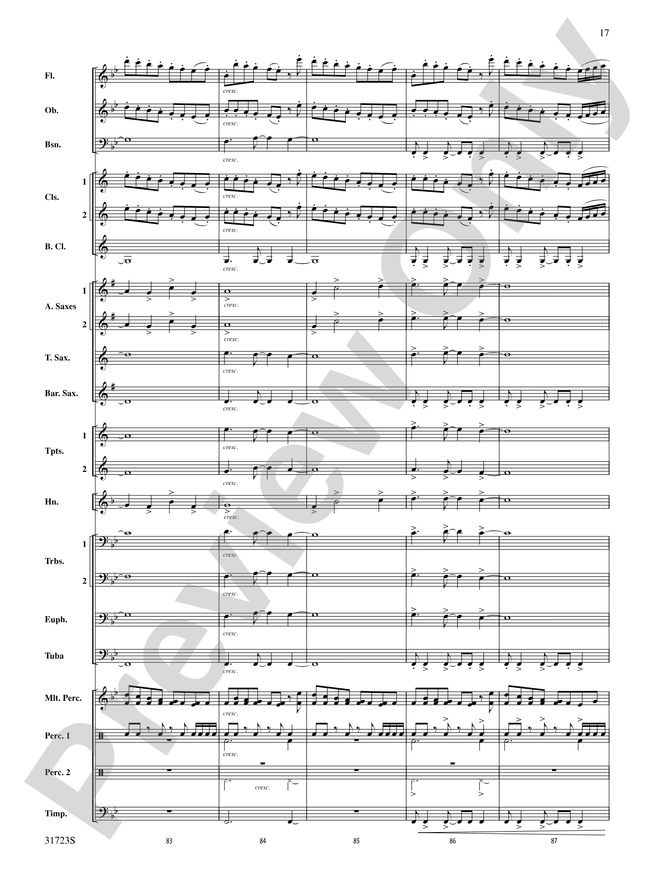 Western Horizons: Concert Band Conductor Score & Parts