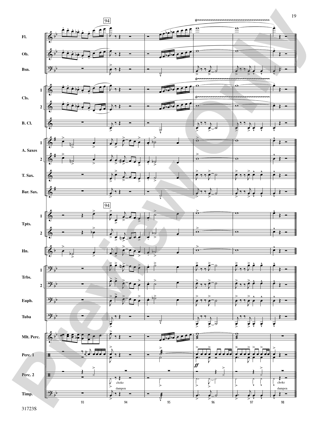 Western Horizons: Concert Band Conductor Score & Parts