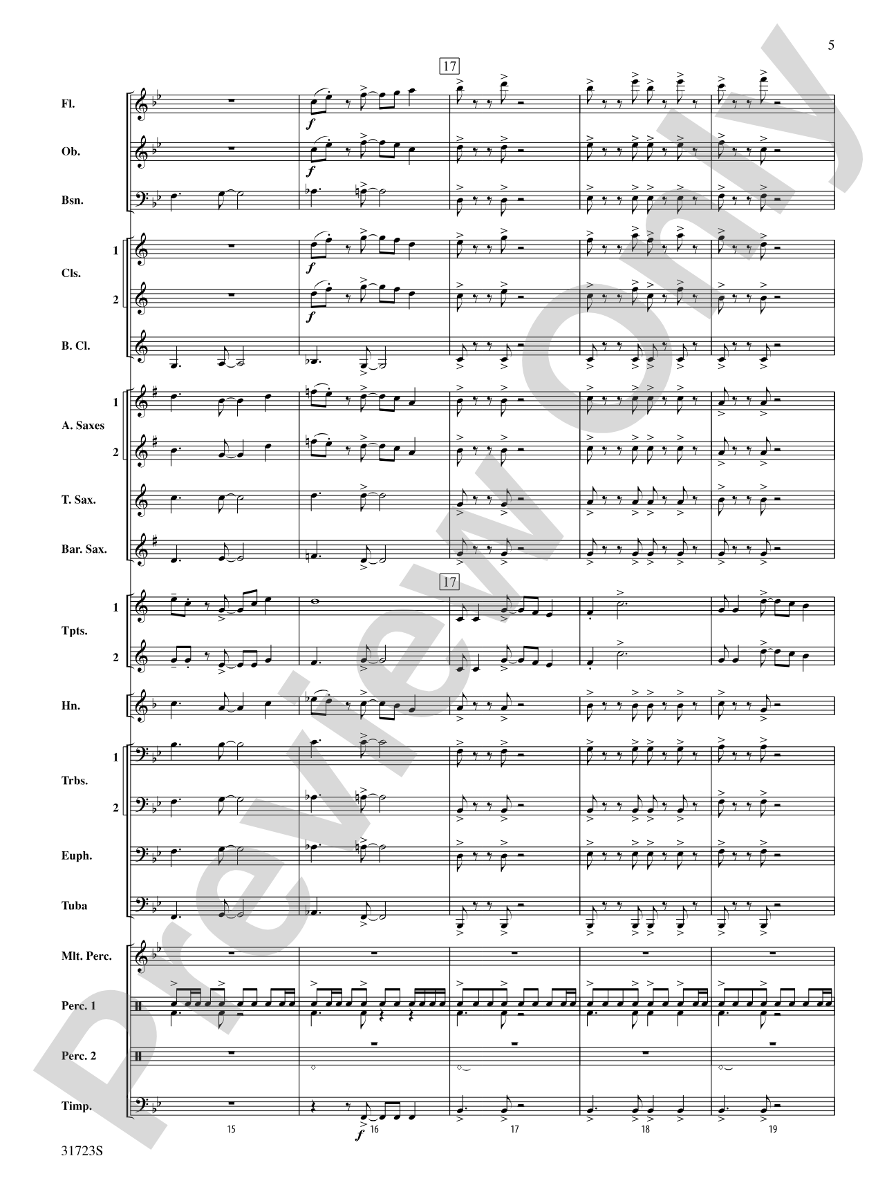 Western Horizons: Concert Band Conductor Score & Parts