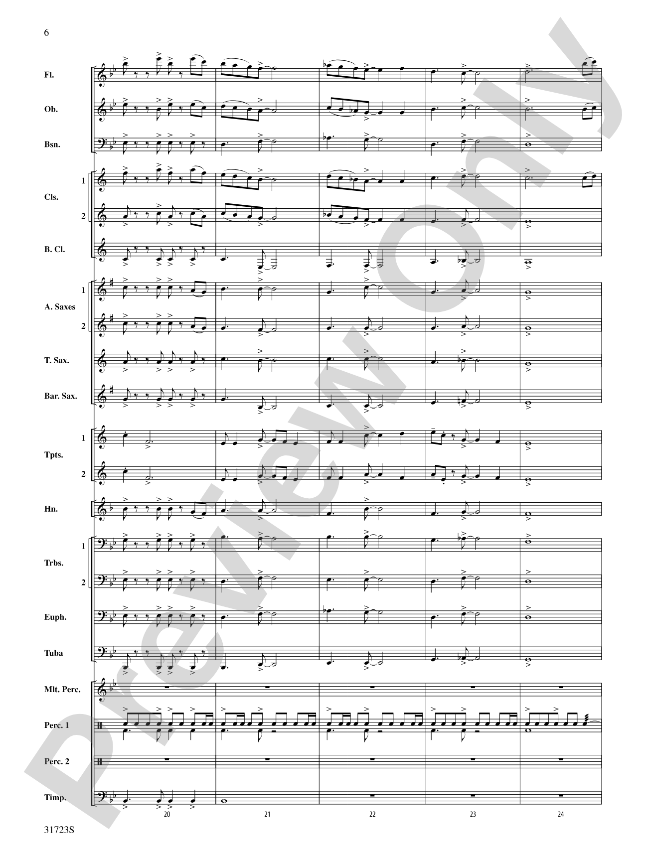 Western Horizons: Concert Band Conductor Score & Parts