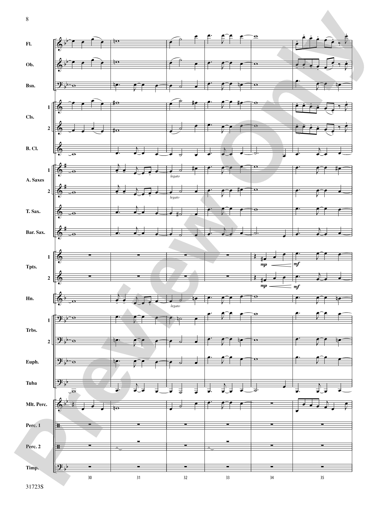 Western Horizons: Concert Band Conductor Score & Parts