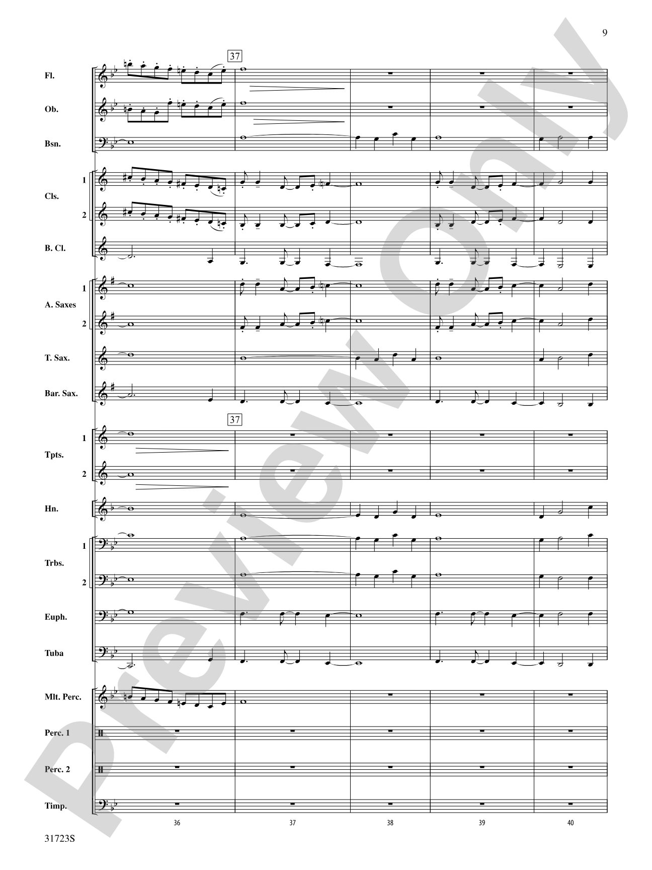 Western Horizons: Concert Band Conductor Score & Parts