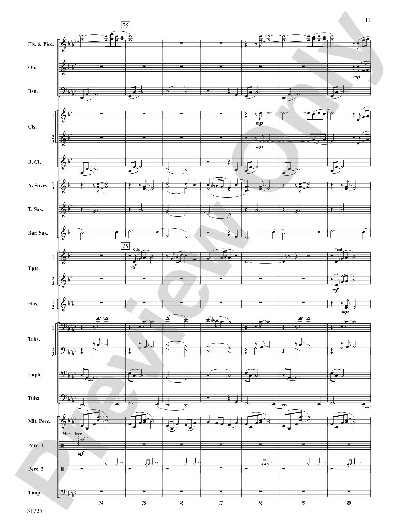 Iberian Escapades: Concert Band Conductor Score & Parts