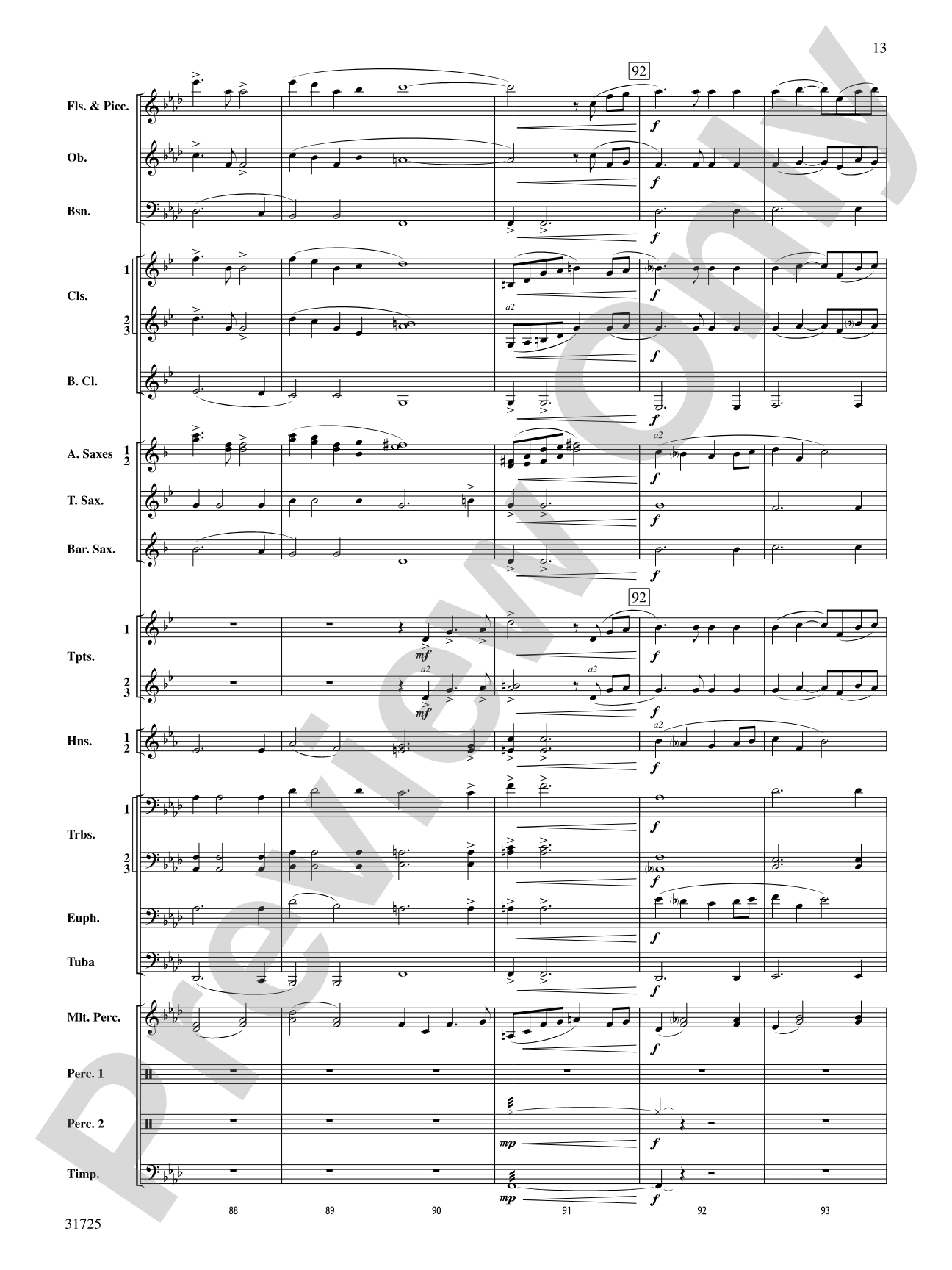 Iberian Escapades: Concert Band Conductor Score & Parts