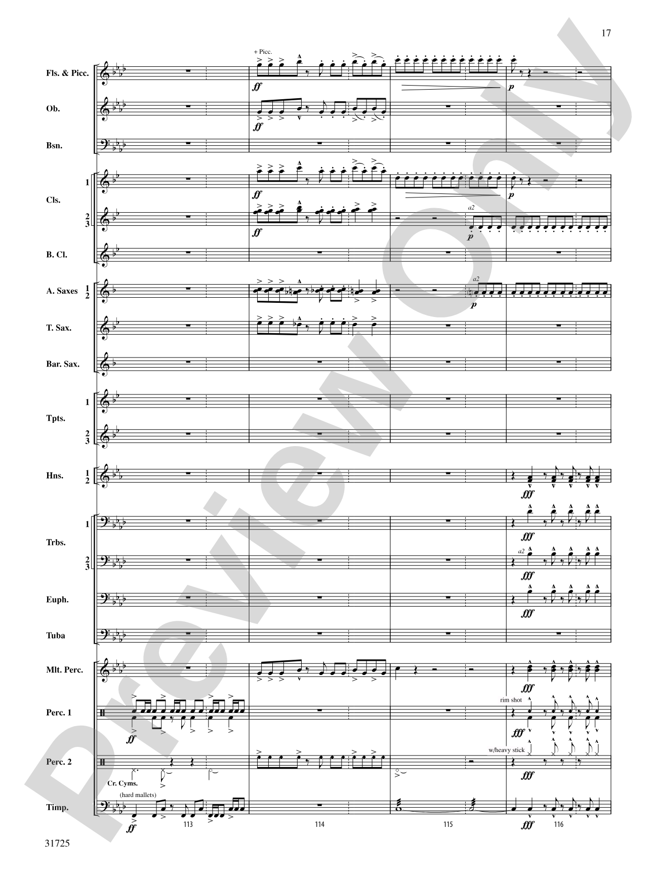 Iberian Escapades: Concert Band Conductor Score & Parts