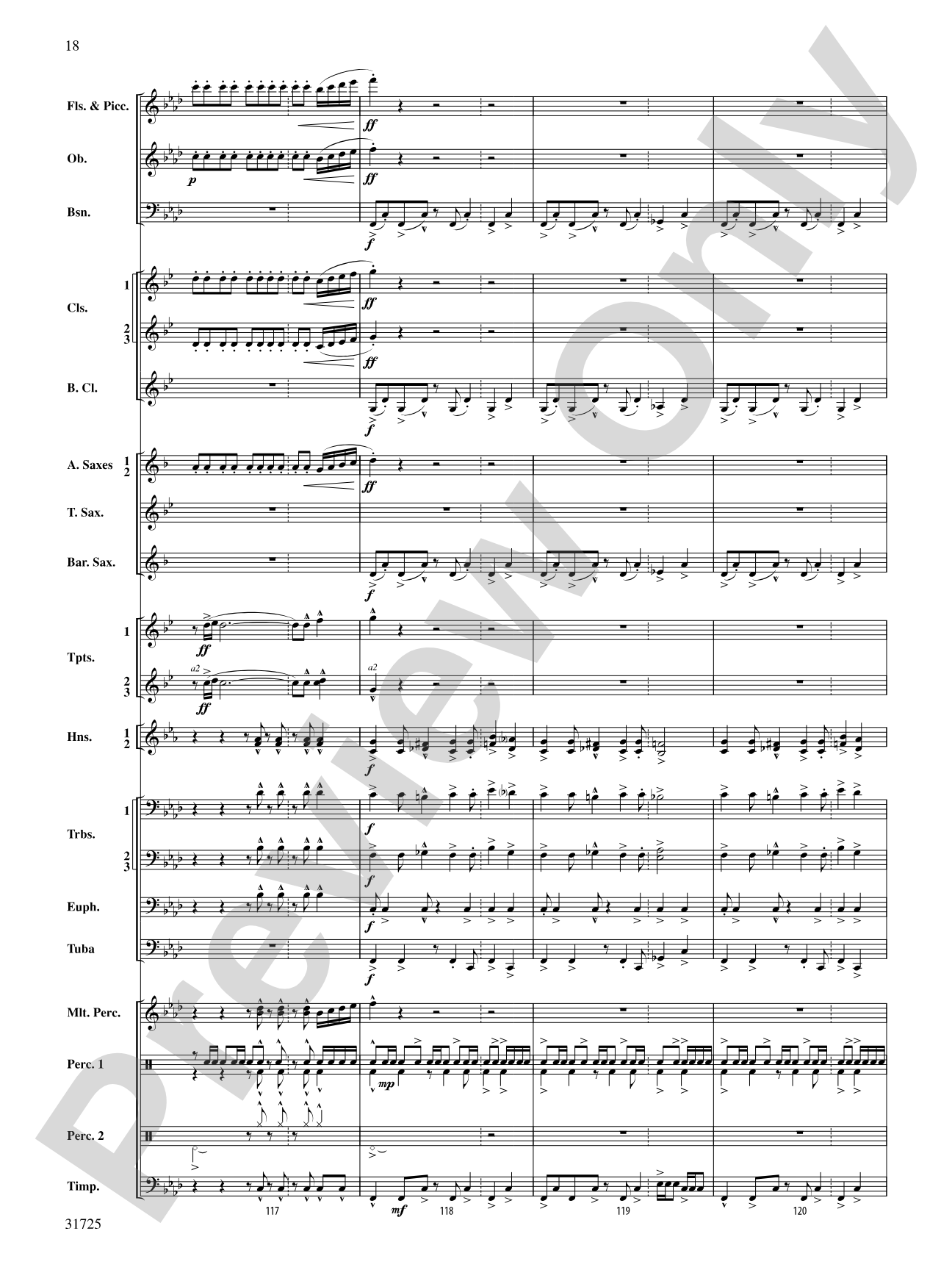Iberian Escapades: Concert Band Conductor Score & Parts
