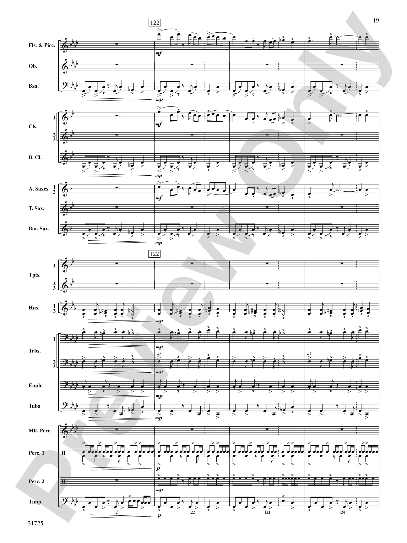 Iberian Escapades: Concert Band Conductor Score & Parts