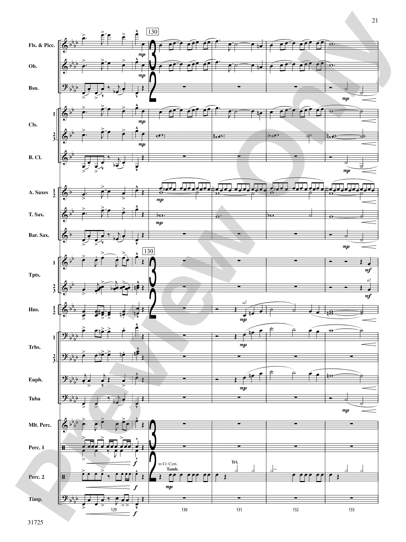 Iberian Escapades: Concert Band Conductor Score & Parts