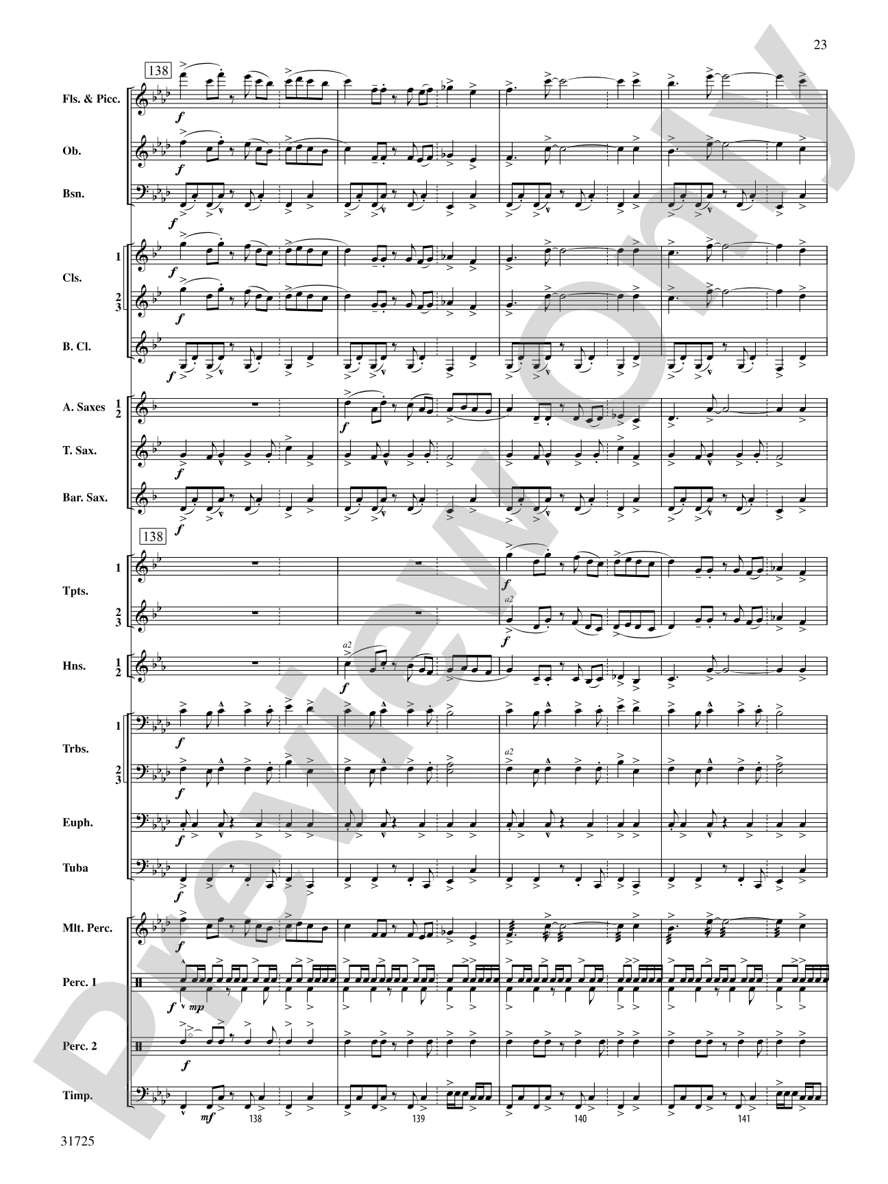 Iberian Escapades: Concert Band Conductor Score & Parts