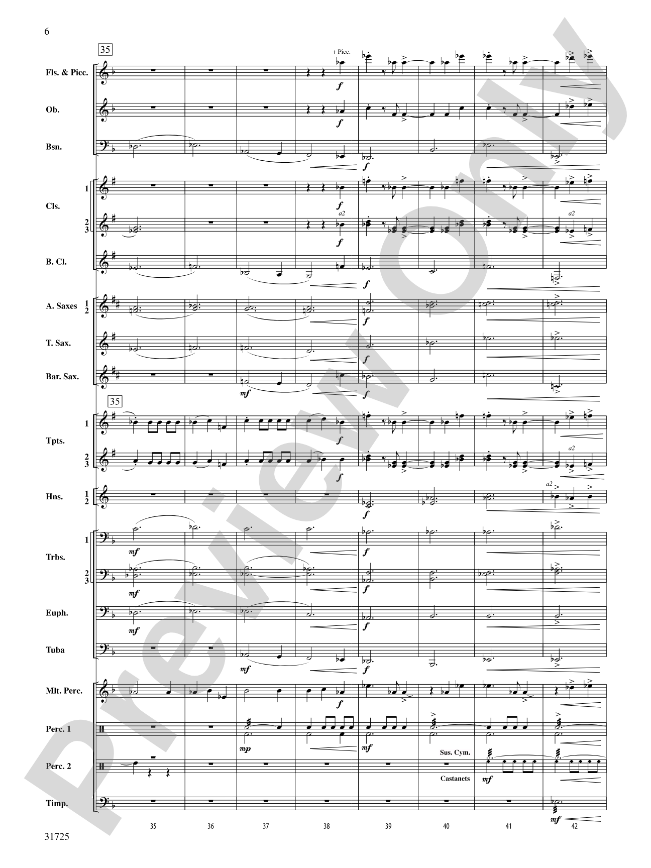 Iberian Escapades: Concert Band Conductor Score & Parts