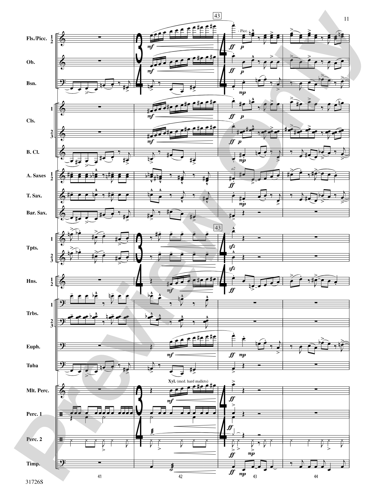 Velocity: Concert Band Conductor Score & Parts