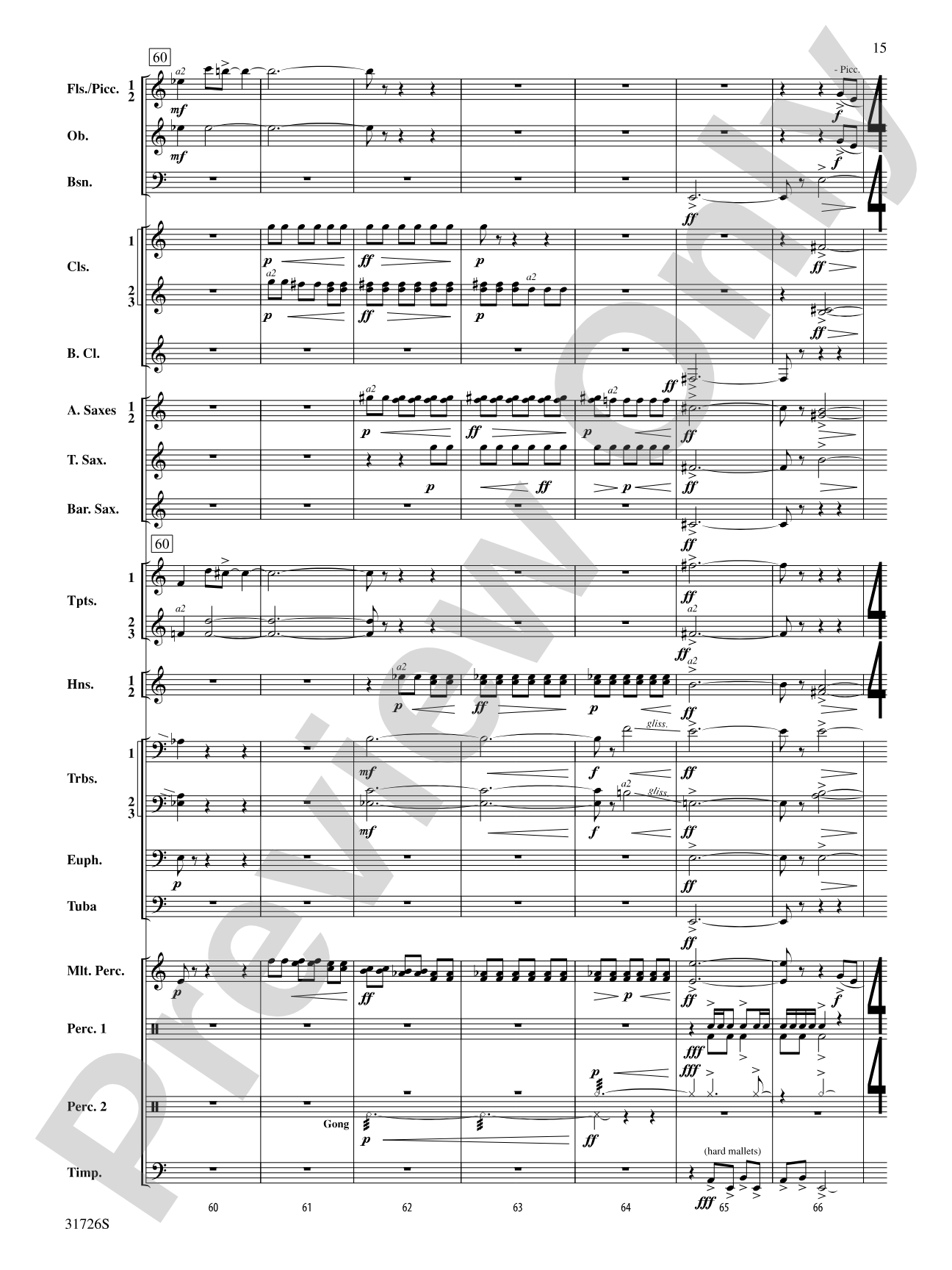 Velocity: Concert Band Conductor Score & Parts