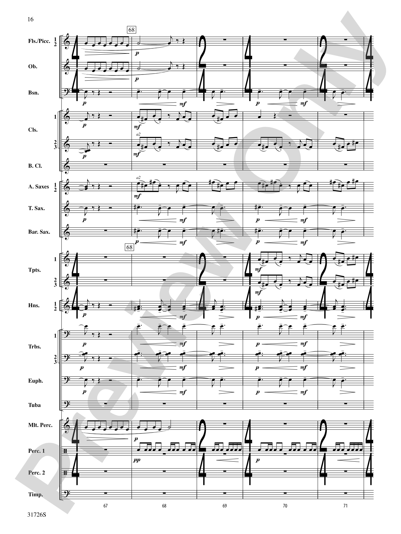 Velocity: Concert Band Conductor Score & Parts