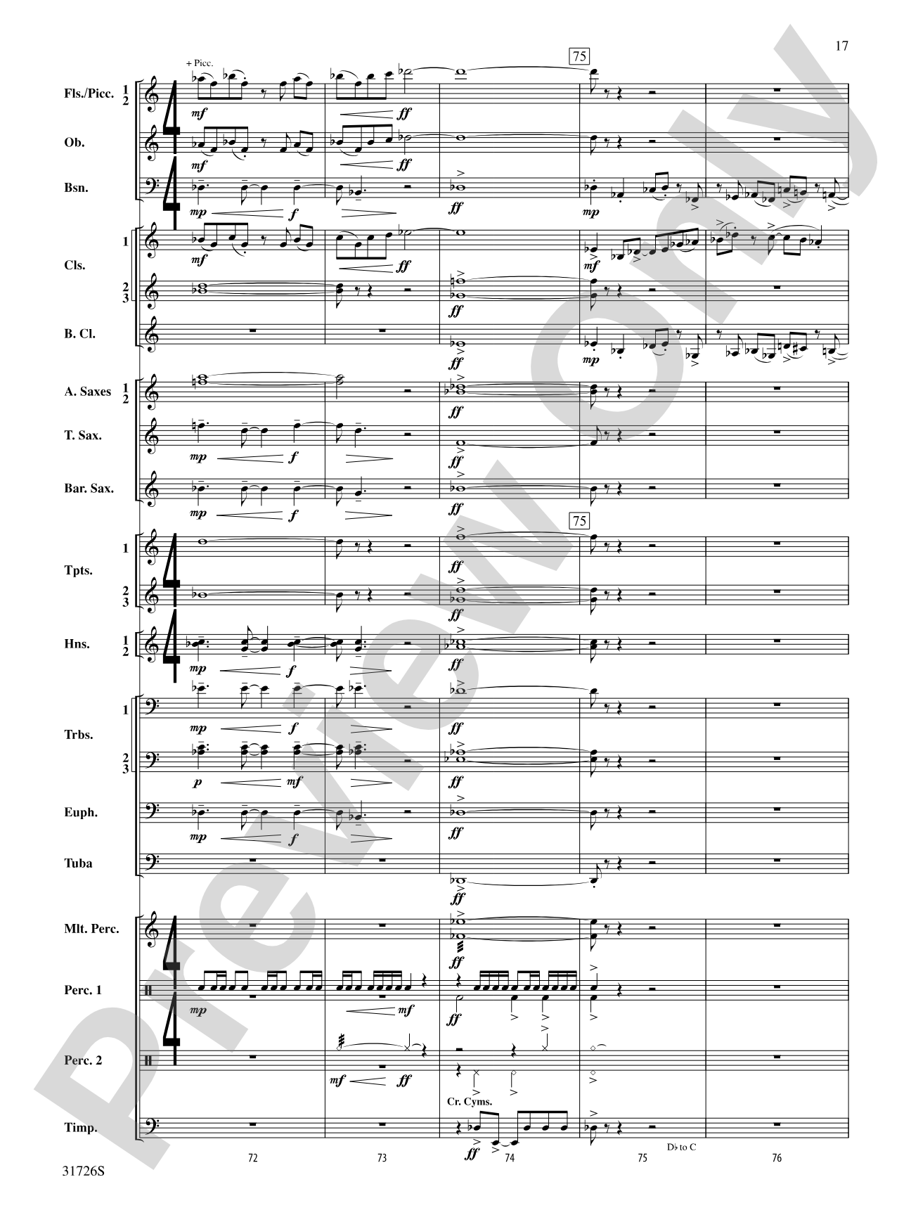 Velocity: Concert Band Conductor Score & Parts