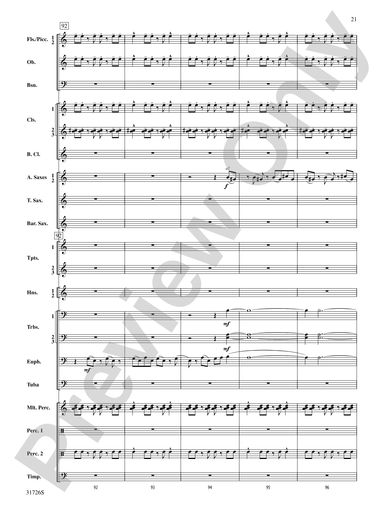Velocity: Concert Band Conductor Score & Parts