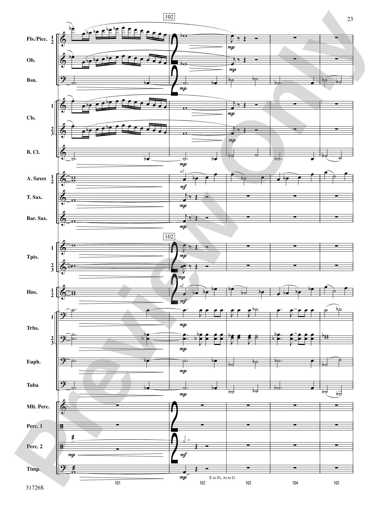 Velocity: Concert Band Conductor Score & Parts