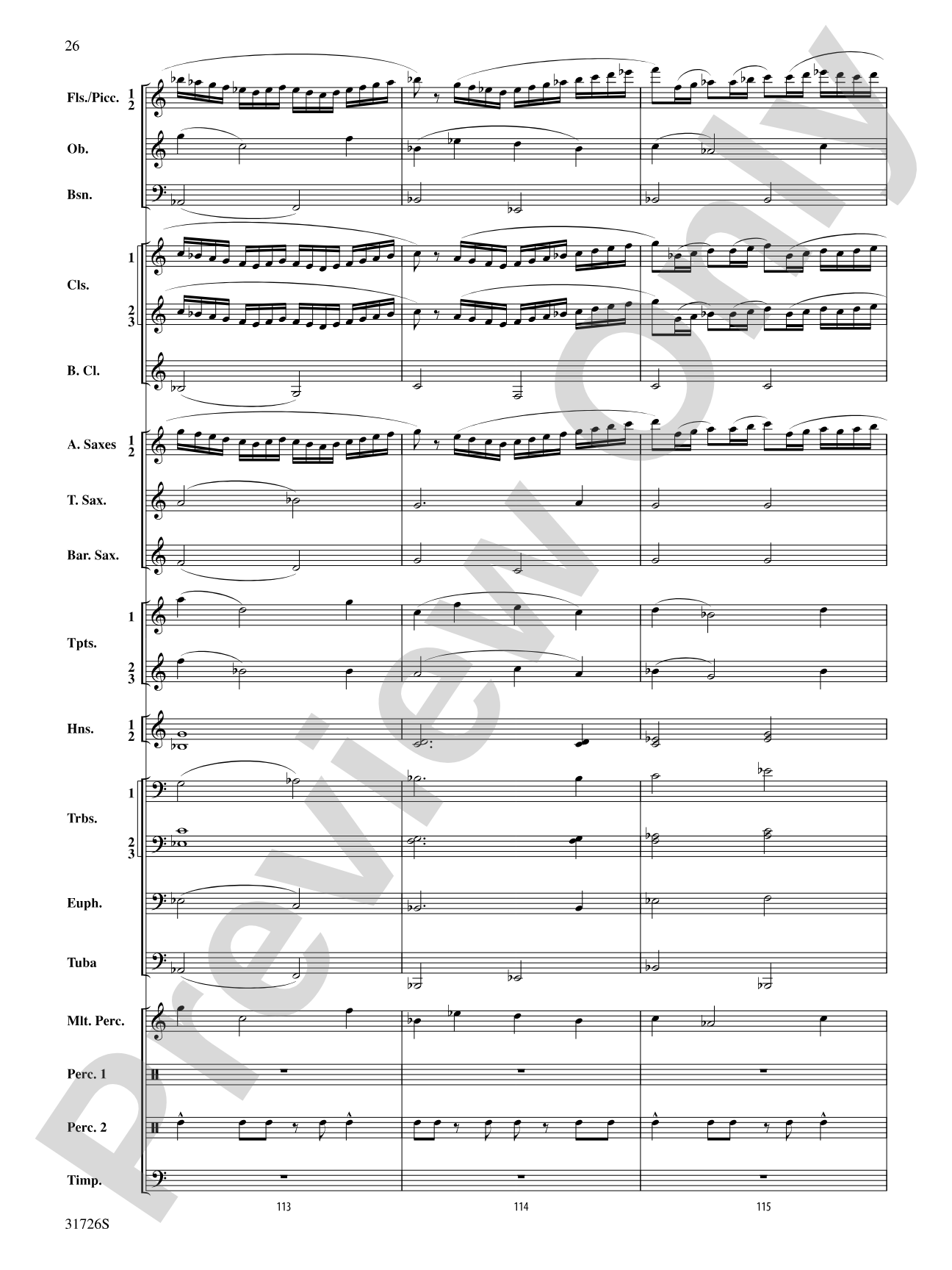 Velocity: Concert Band Conductor Score & Parts