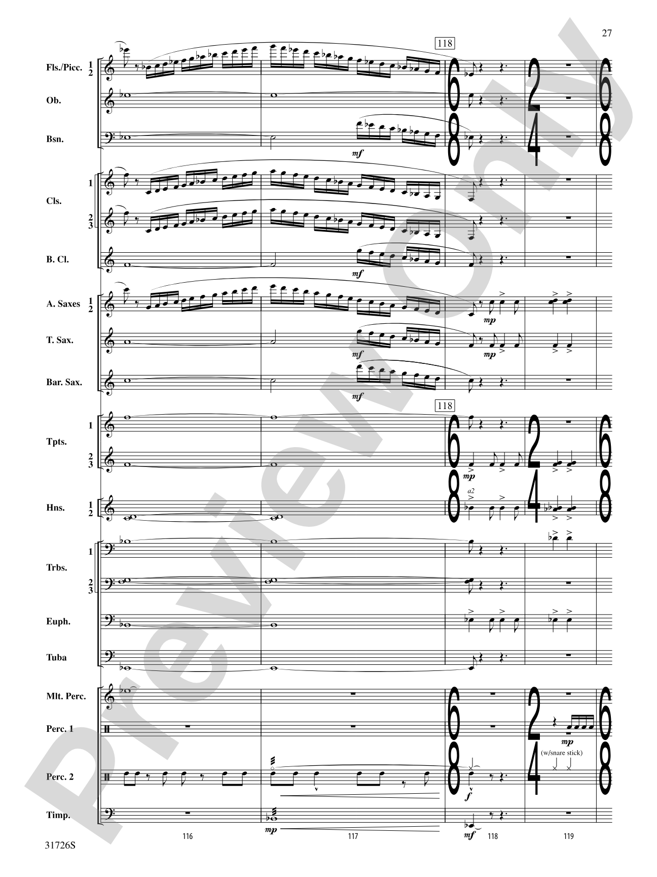 Velocity: Concert Band Conductor Score & Parts