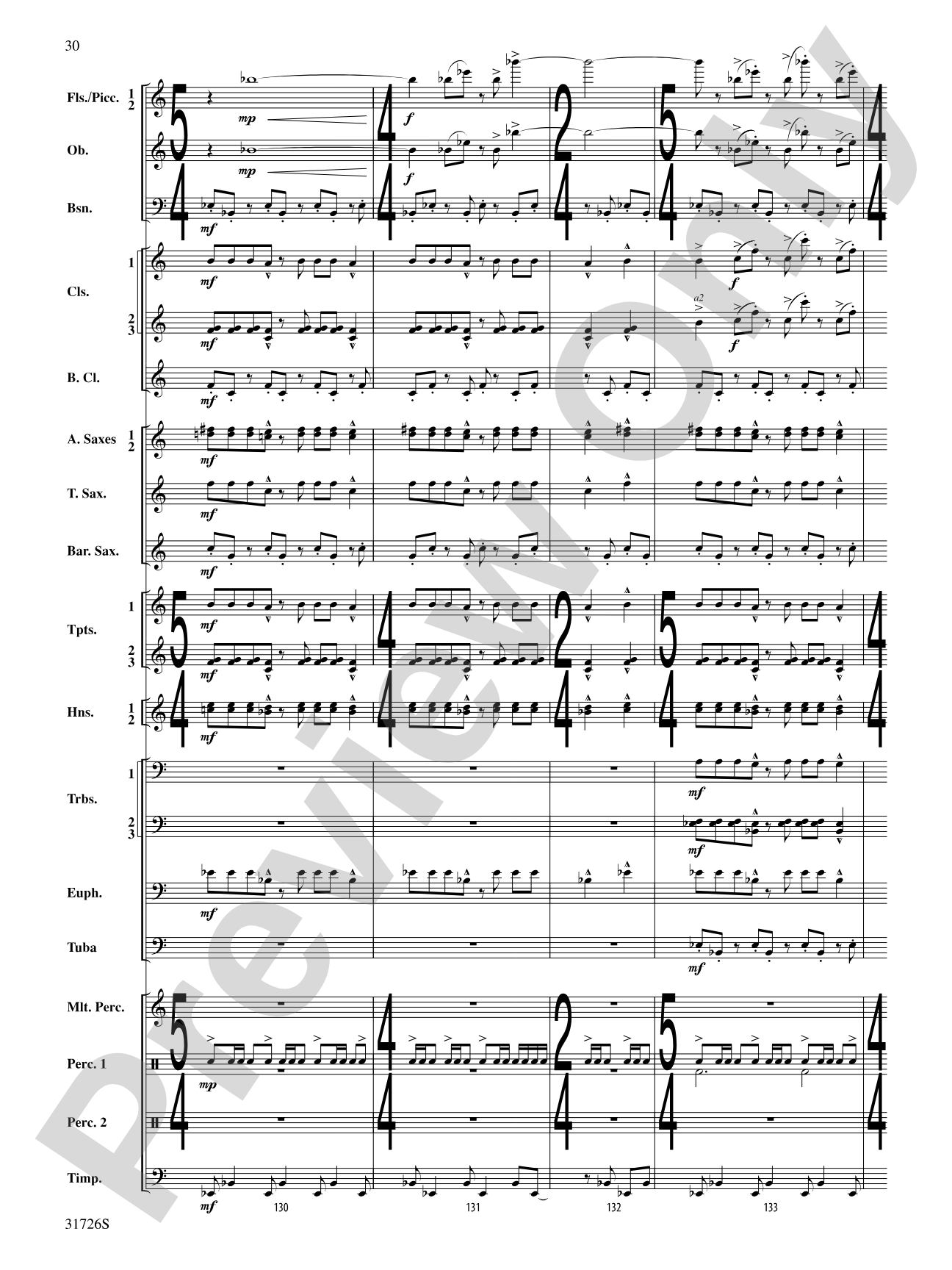 Velocity: Concert Band Conductor Score & Parts