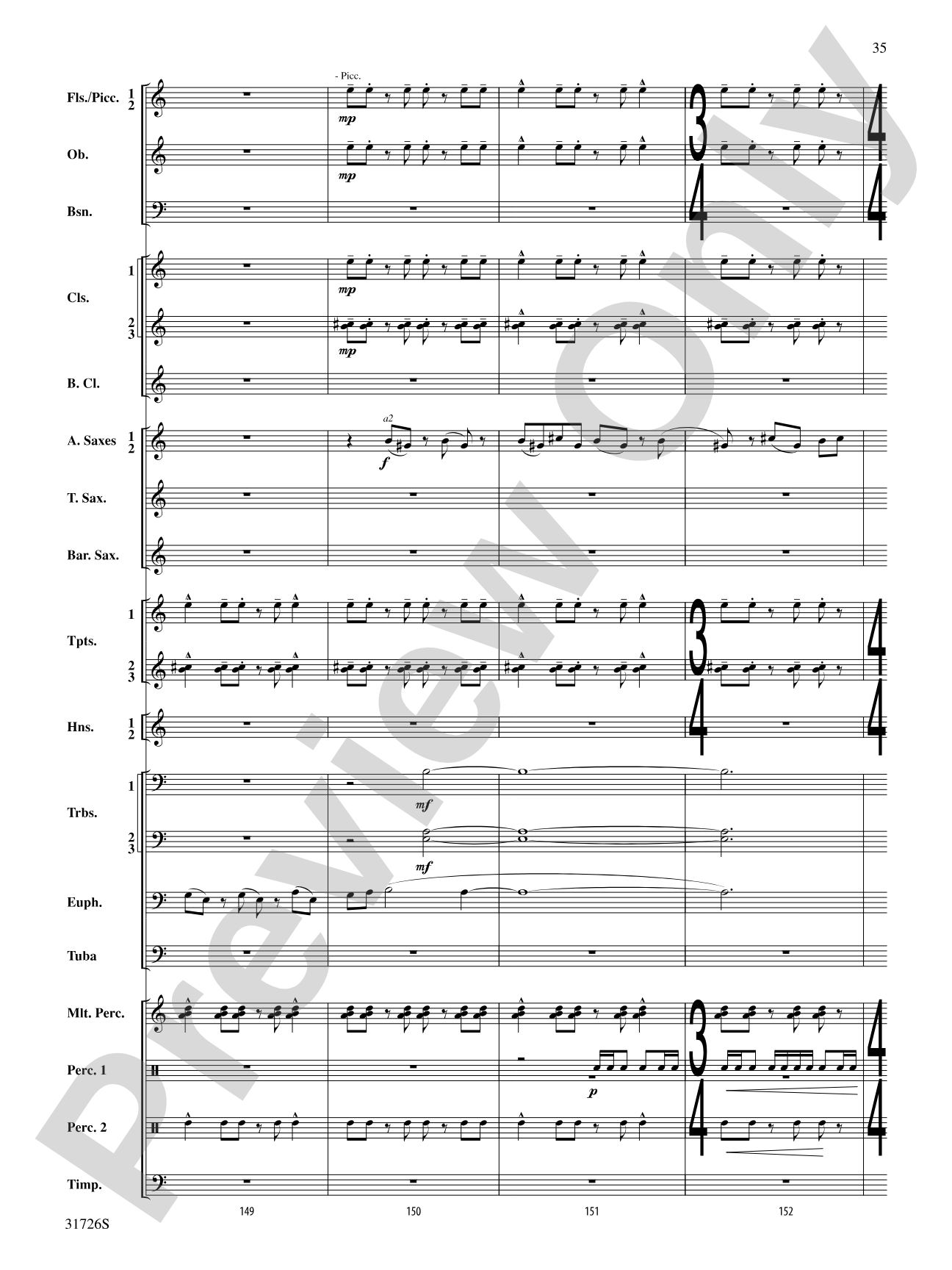 Velocity: Concert Band Conductor Score & Parts