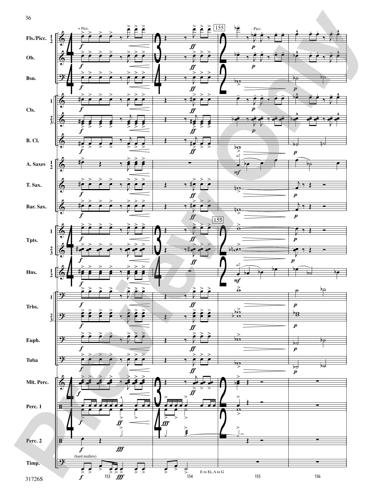 Velocity: Concert Band Conductor Score & Parts