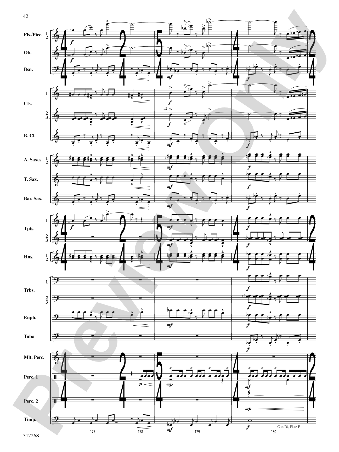 Velocity: Concert Band Conductor Score & Parts