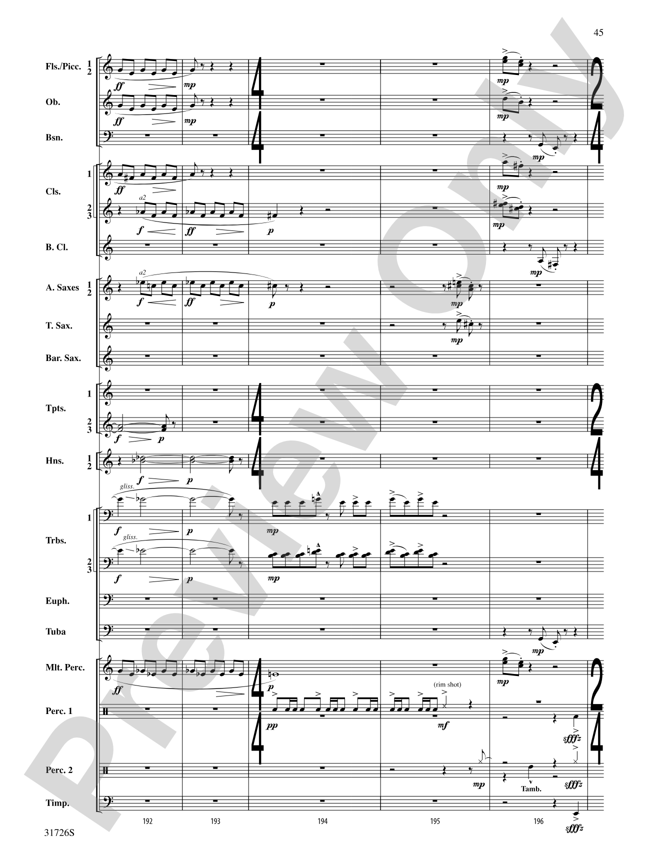 Velocity: Concert Band Conductor Score & Parts