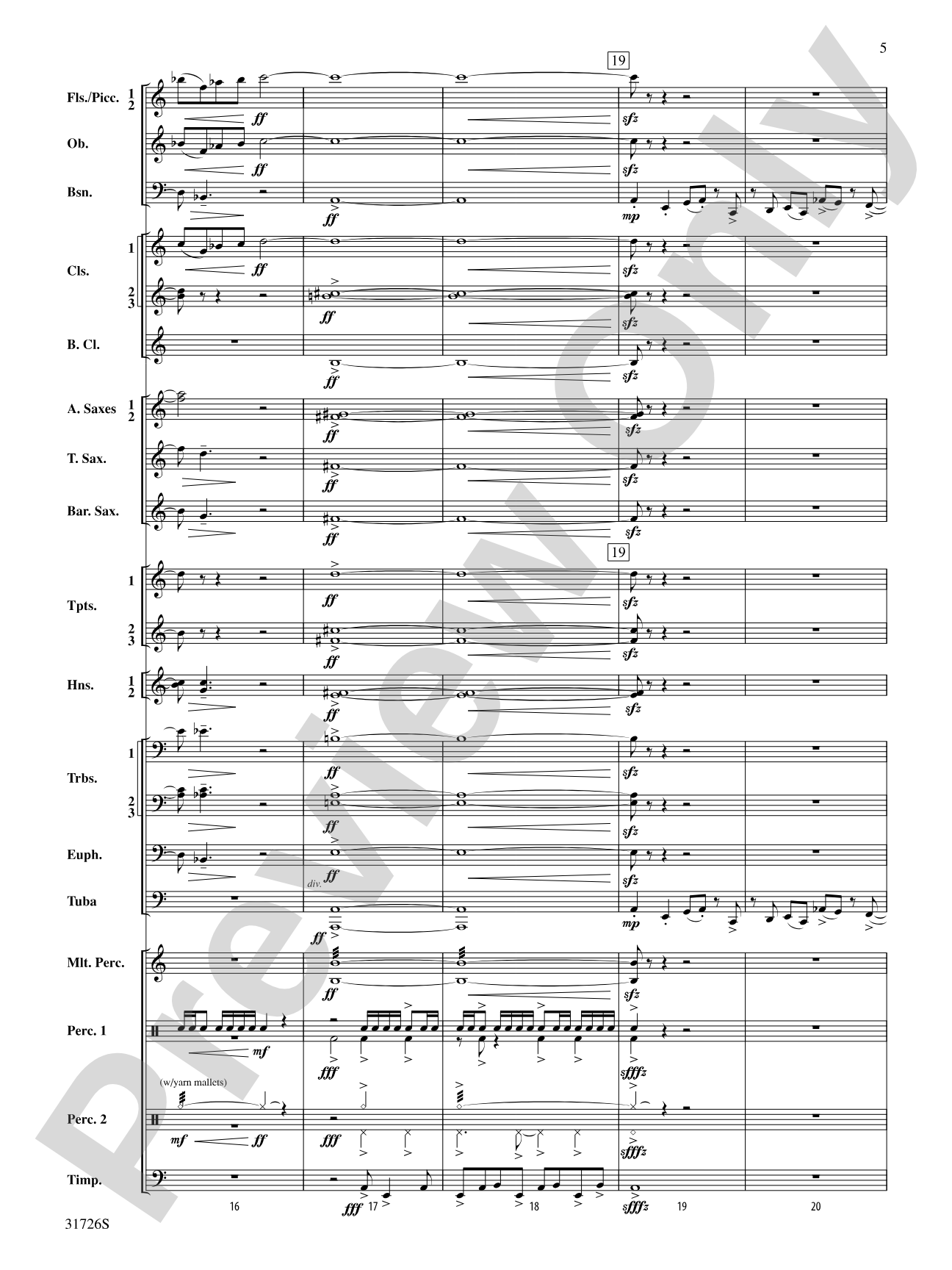 Velocity: Concert Band Conductor Score & Parts