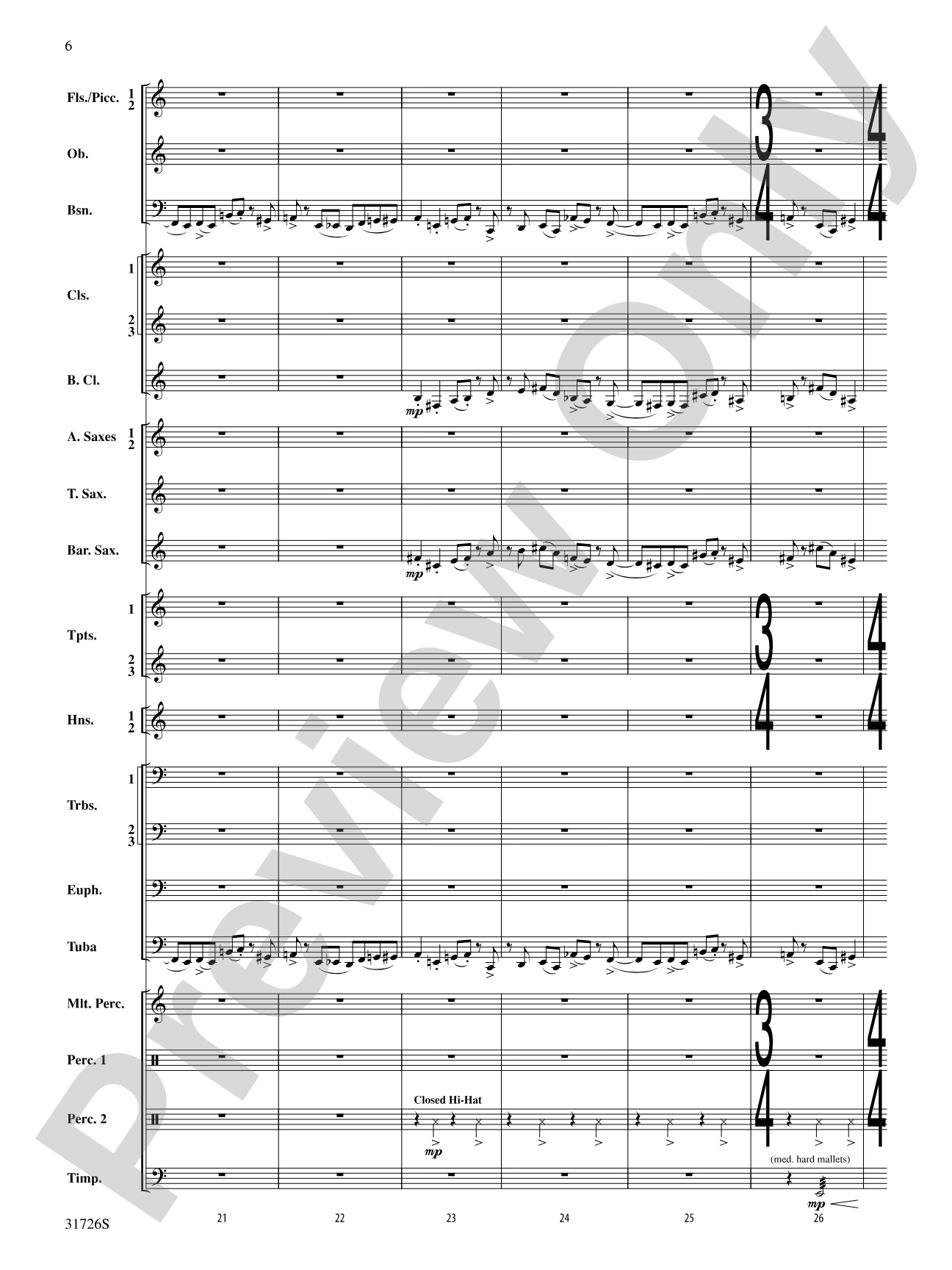 Velocity: Concert Band Conductor Score & Parts