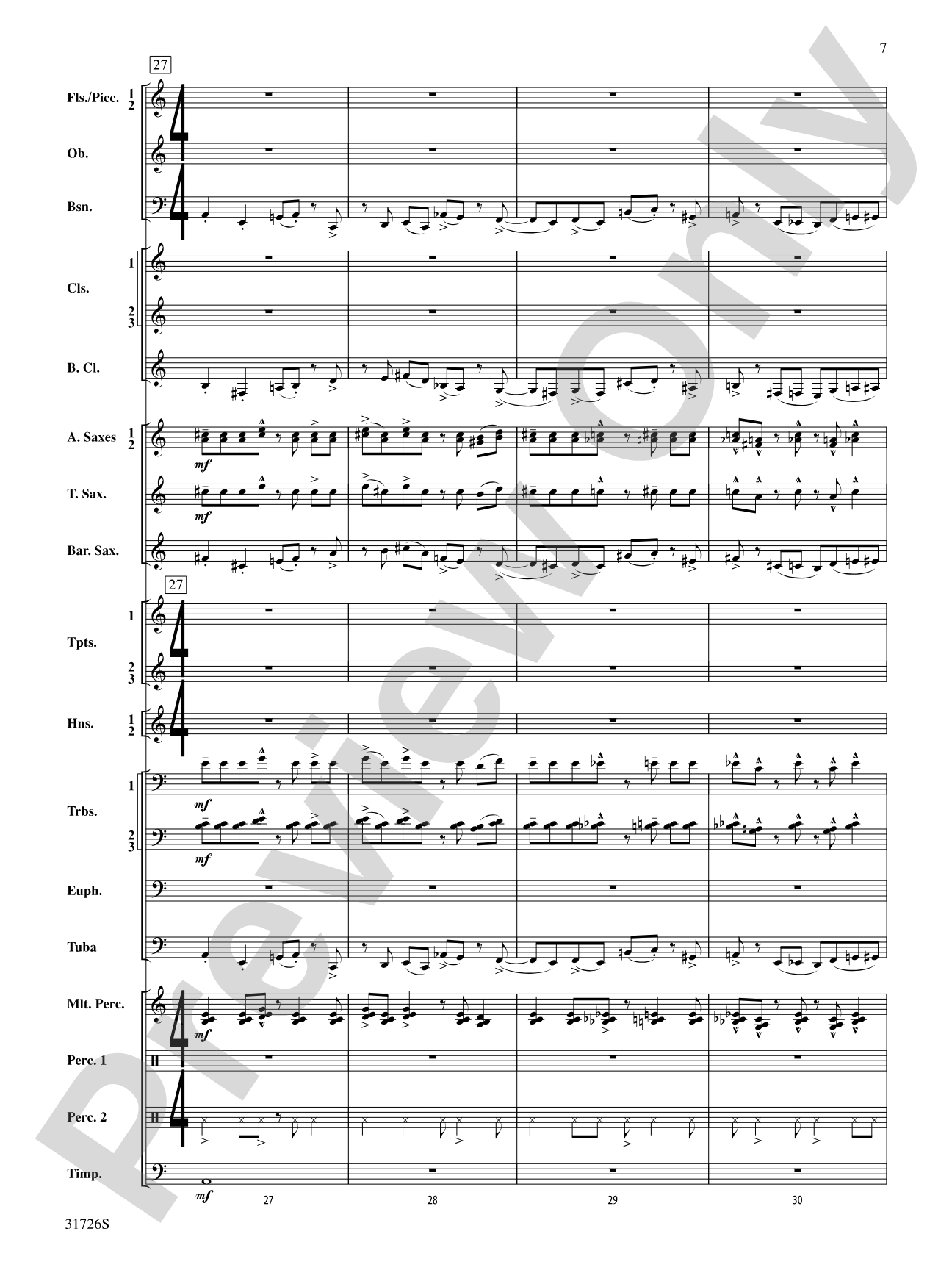 Velocity: Concert Band Conductor Score & Parts