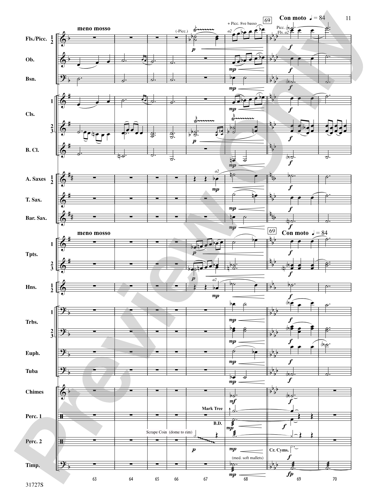 Magic Valley: Concert Band Conductor Score & Parts