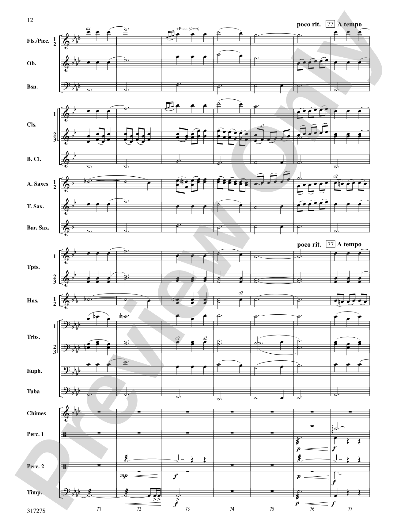 Magic Valley: Concert Band Conductor Score & Parts