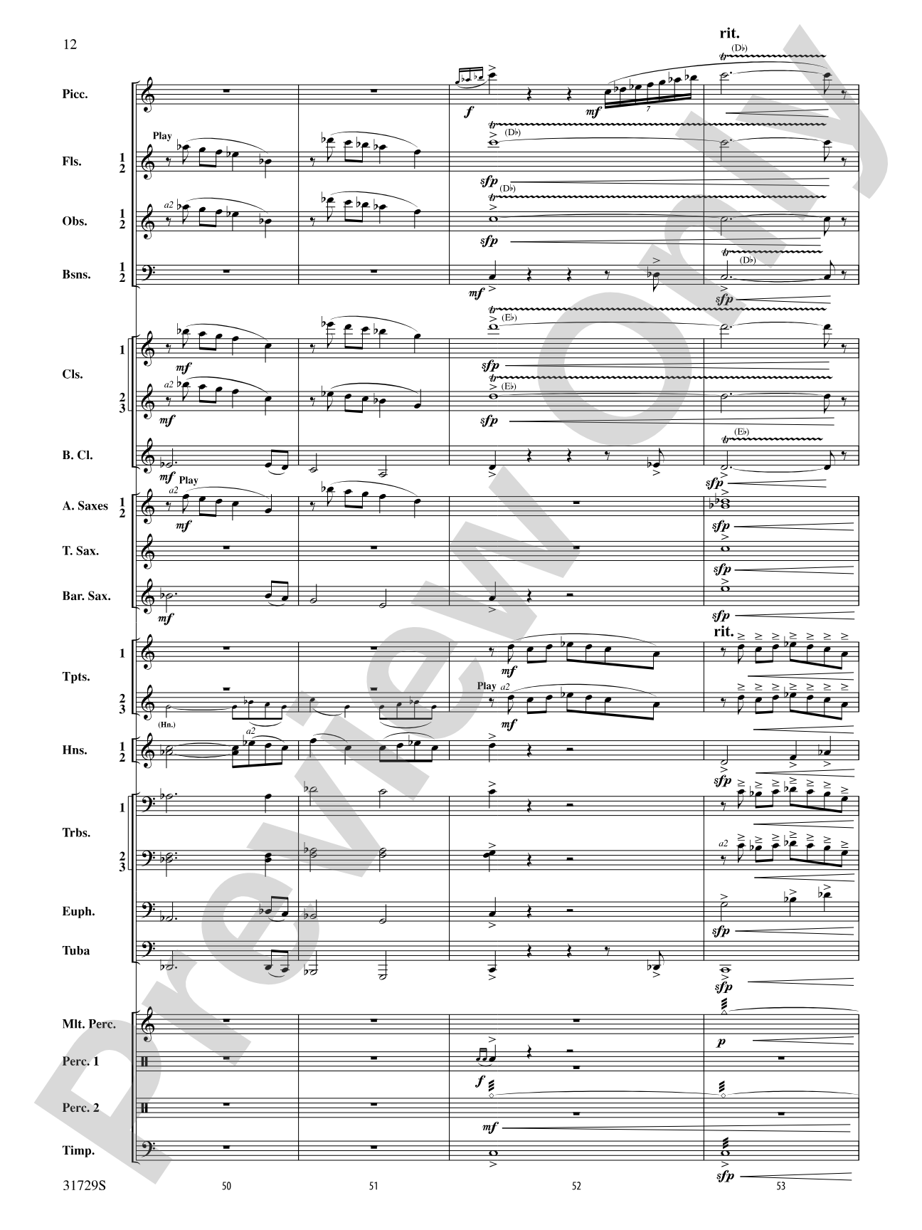 Beyond the Horizon: Concert Band Conductor Score & Parts