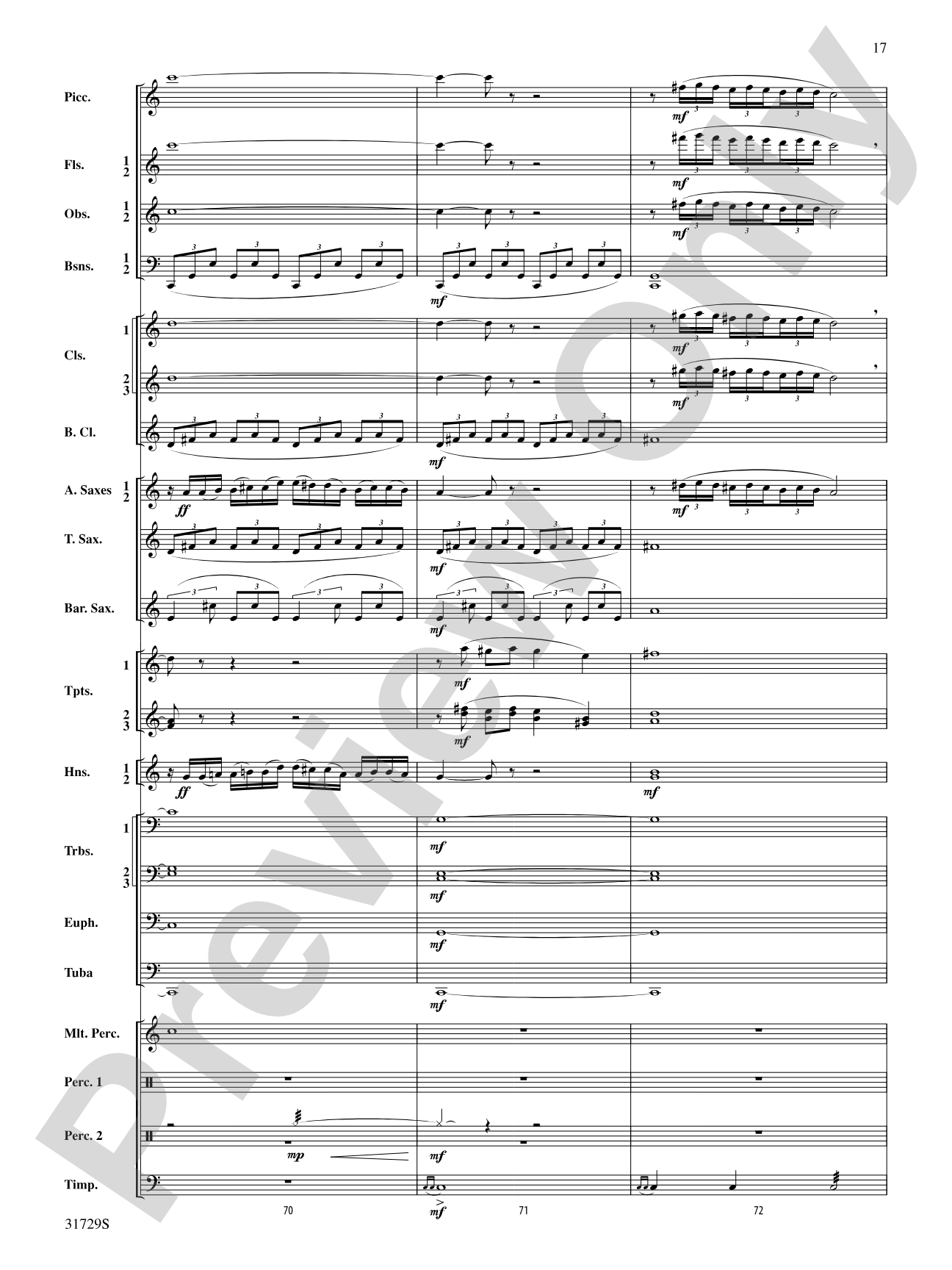 Beyond the Horizon: Concert Band Conductor Score & Parts