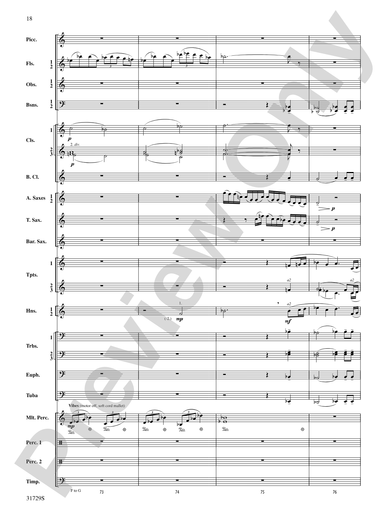Beyond the Horizon: Concert Band Conductor Score & Parts