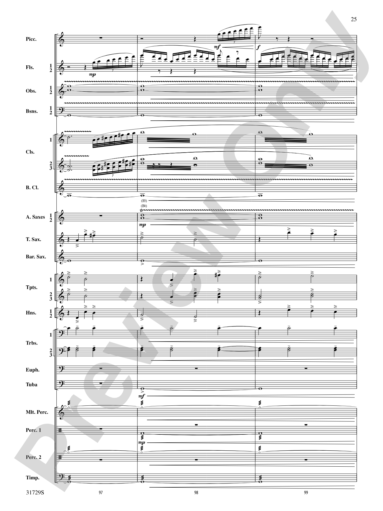Beyond the Horizon: Concert Band Conductor Score & Parts