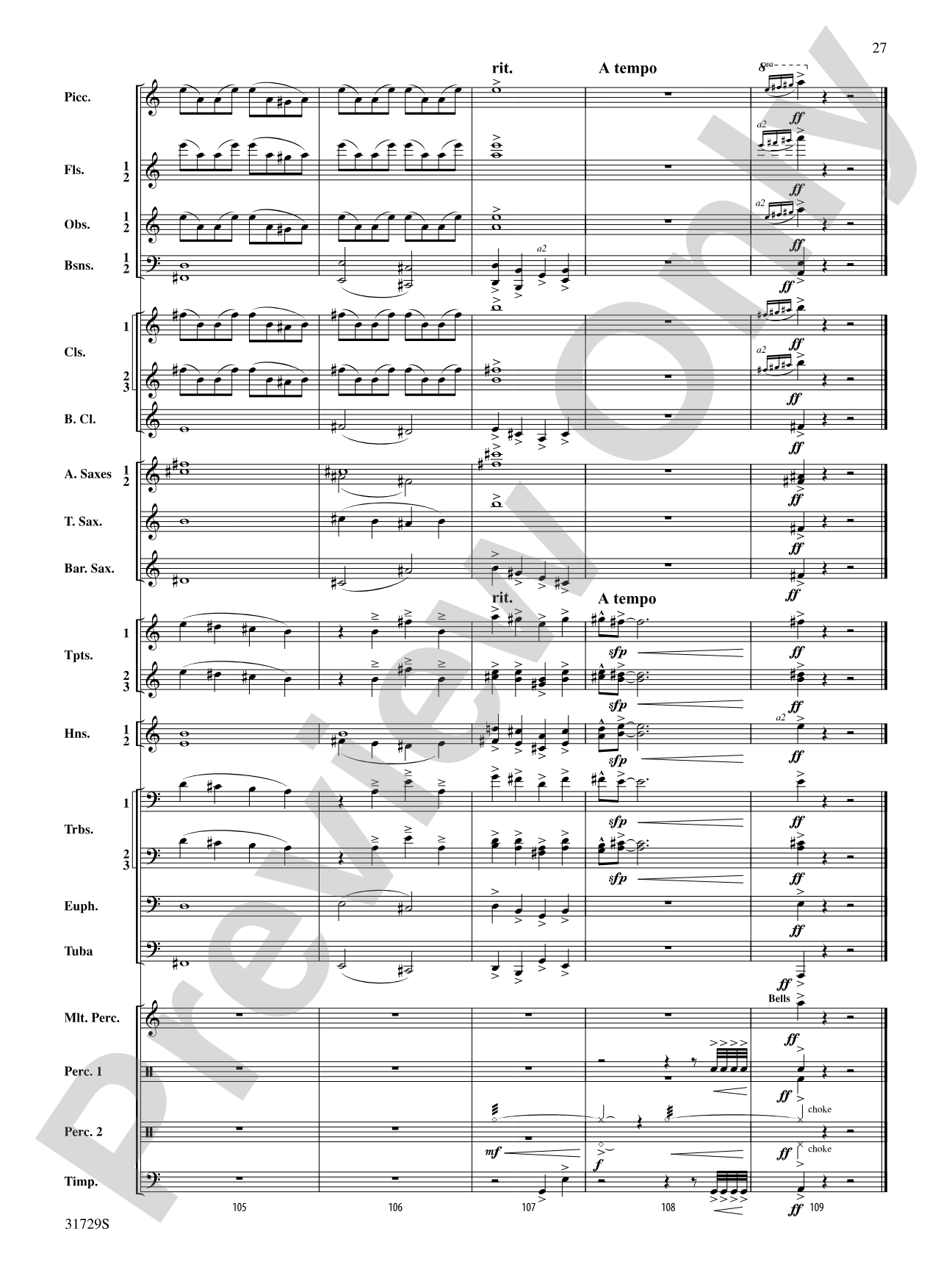 Beyond the Horizon: Concert Band Conductor Score & Parts