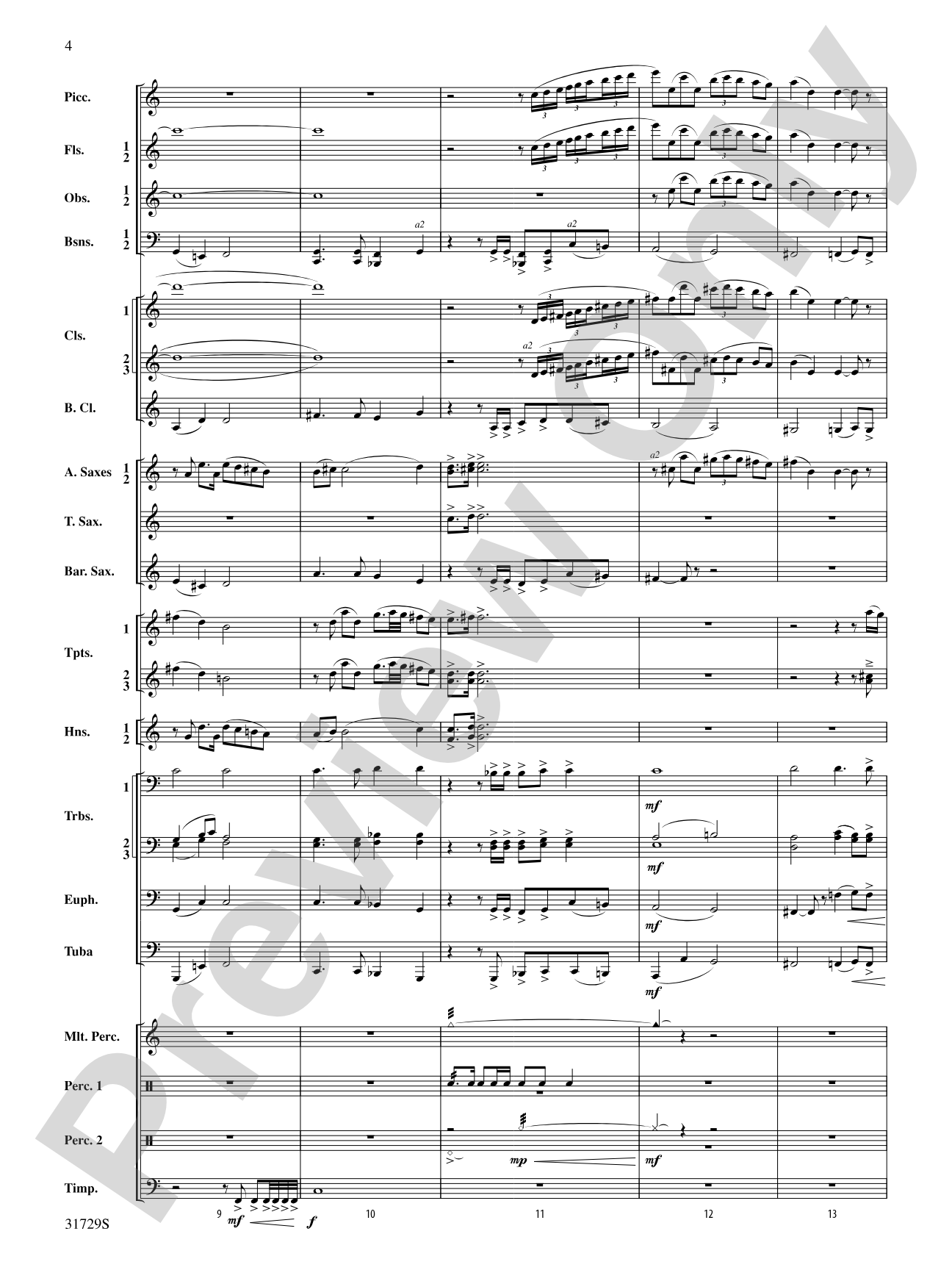 Beyond the Horizon: Concert Band Conductor Score & Parts