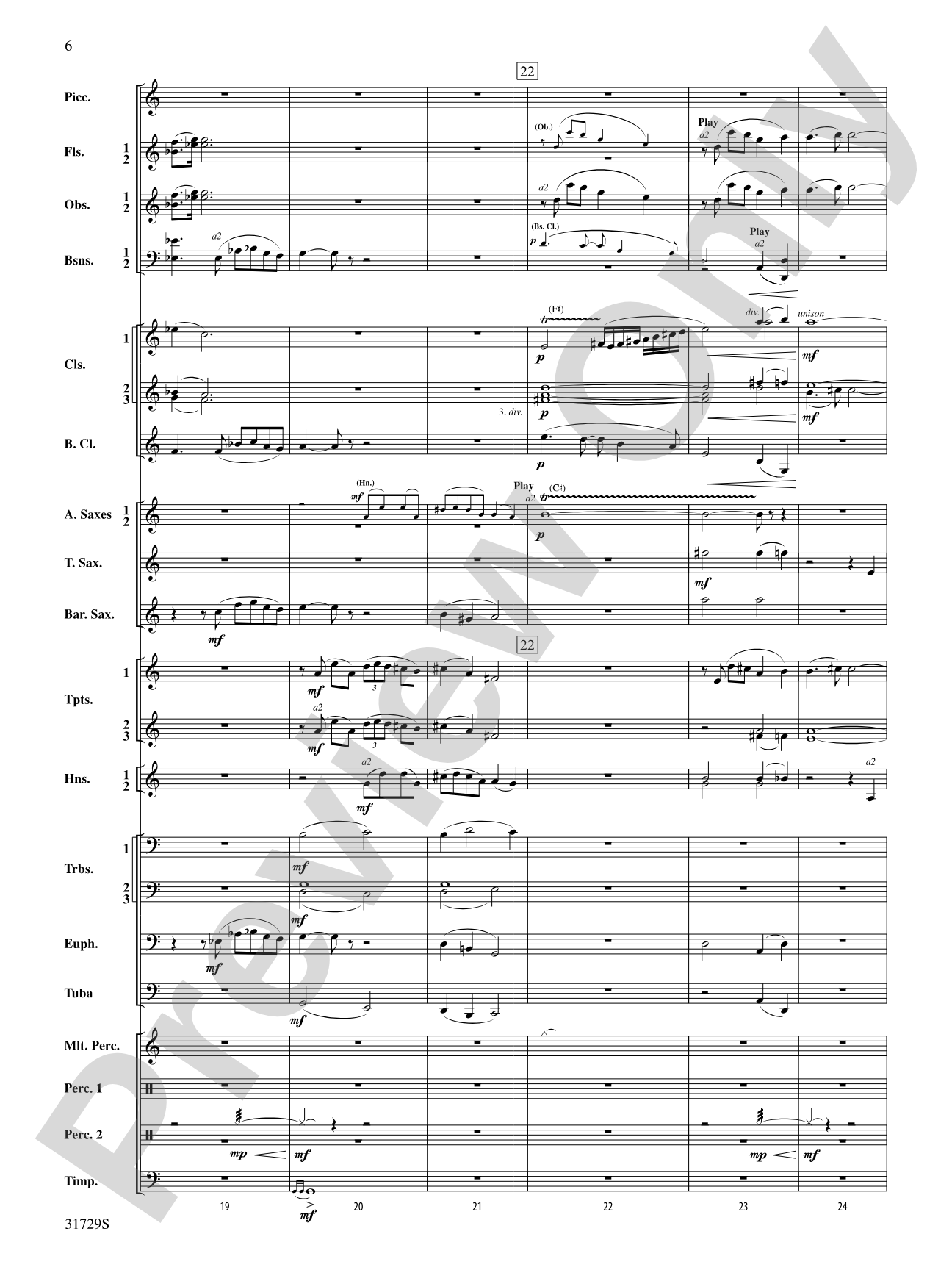 Beyond the Horizon: Concert Band Conductor Score & Parts