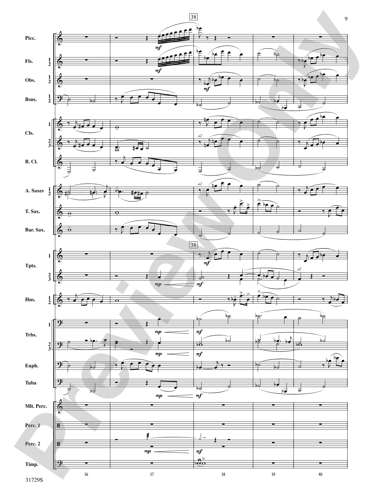Beyond the Horizon: Concert Band Conductor Score & Parts