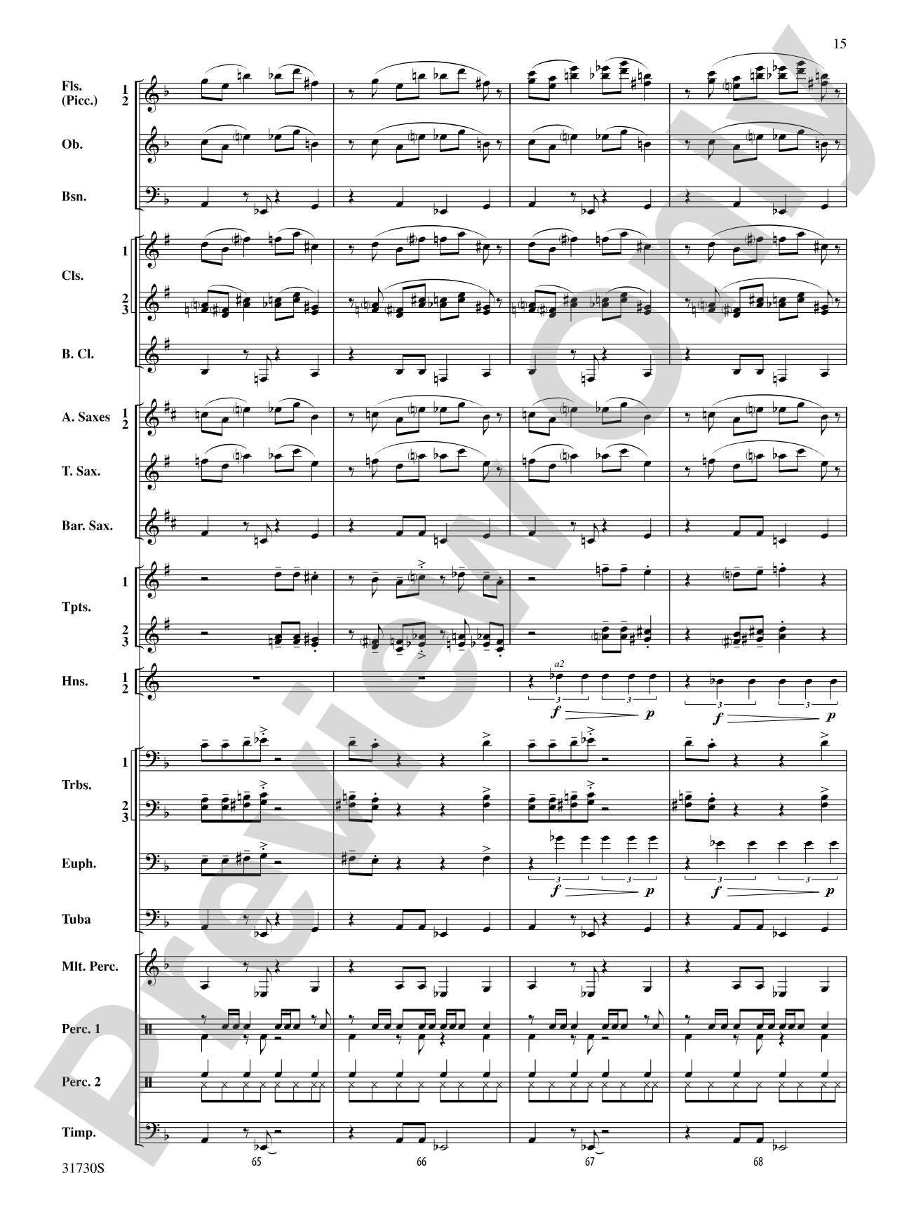 They Shall Run and Be Free: Concert Band Conductor Score & Parts