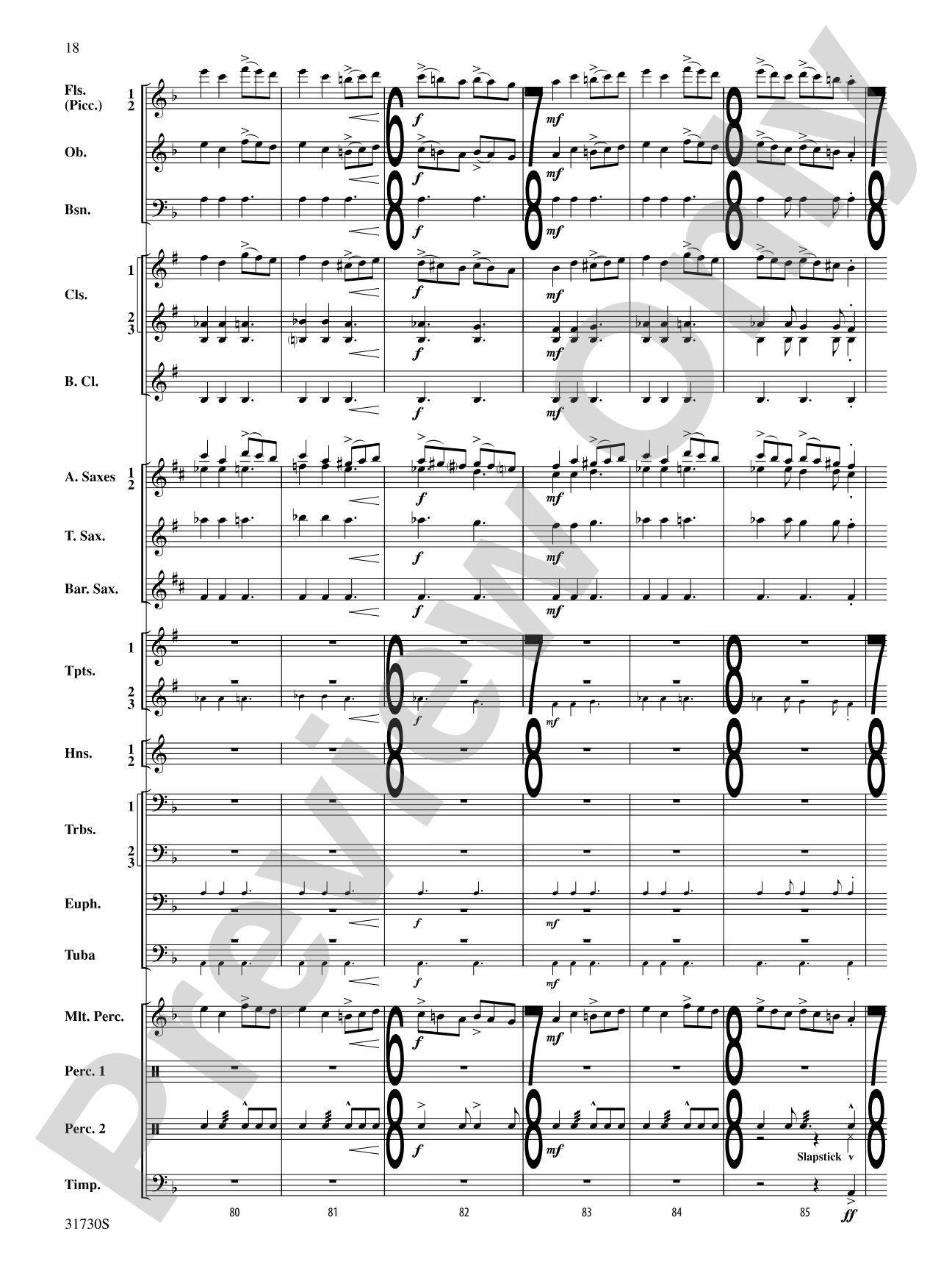 They Shall Run and Be Free: Concert Band Conductor Score & Parts