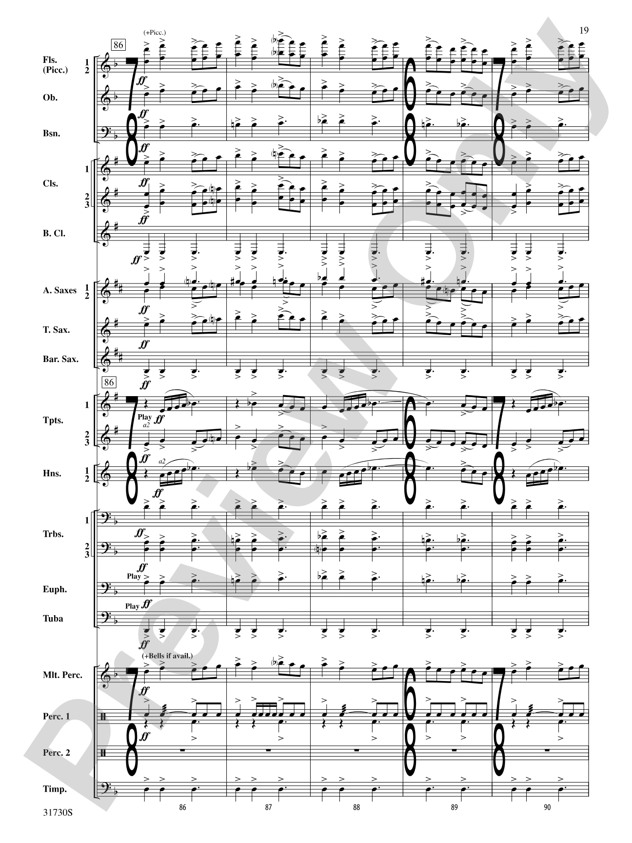 They Shall Run and Be Free: Concert Band Conductor Score & Parts